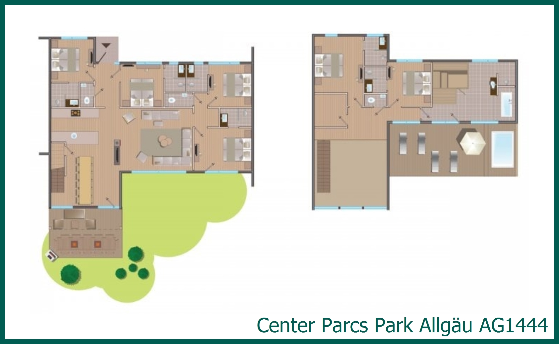 Wellness Exclusive-Wellness-Ferienhaus AG1444 in Park Allgäu