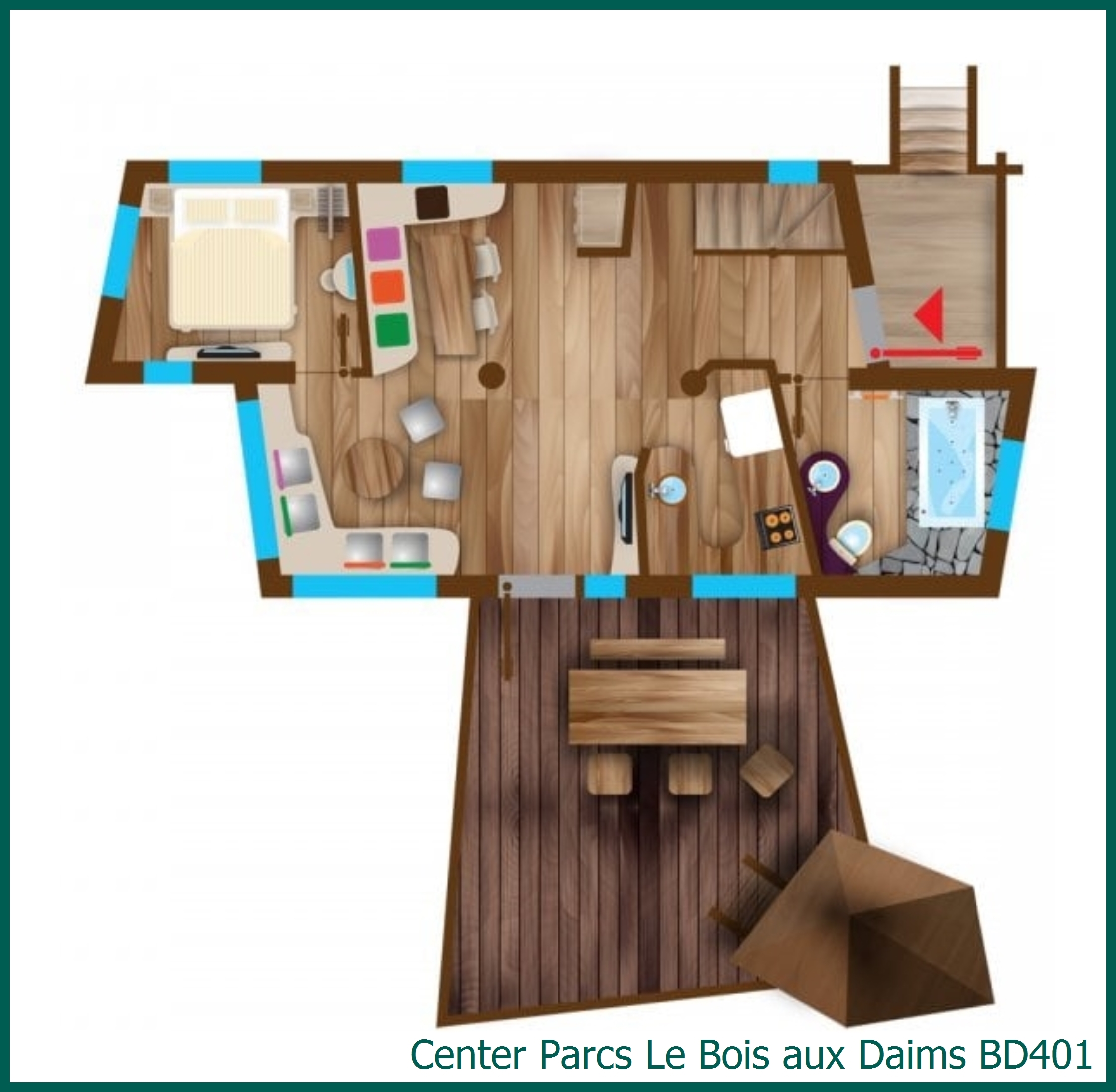 Baumhaus BD401 in Le Bois aux Daims