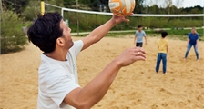 Beachvolleyball in Center Parcs Le Bois aux Daims