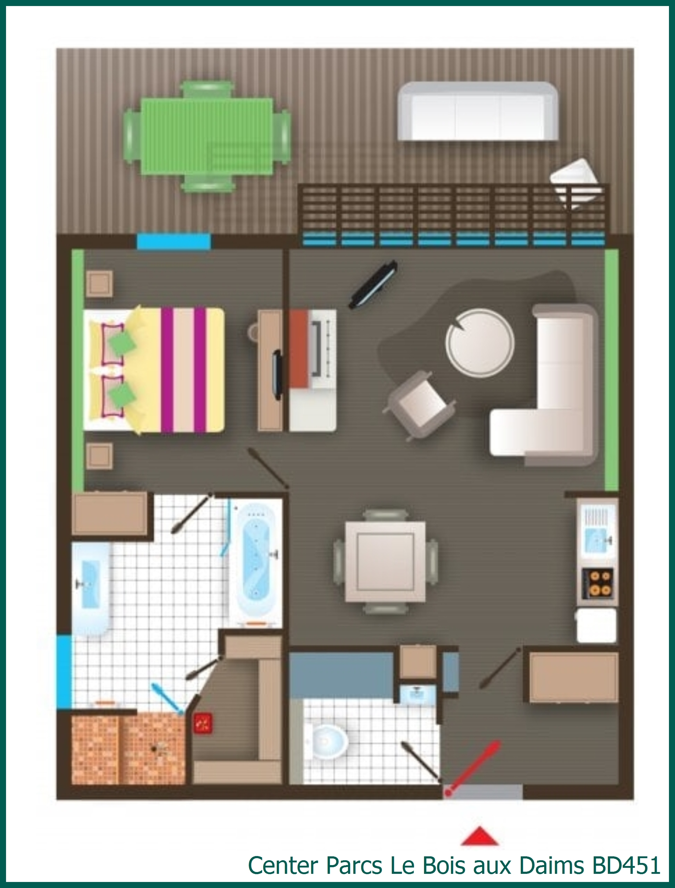 Cottage VIP BD451 à Le Bois aux Daims