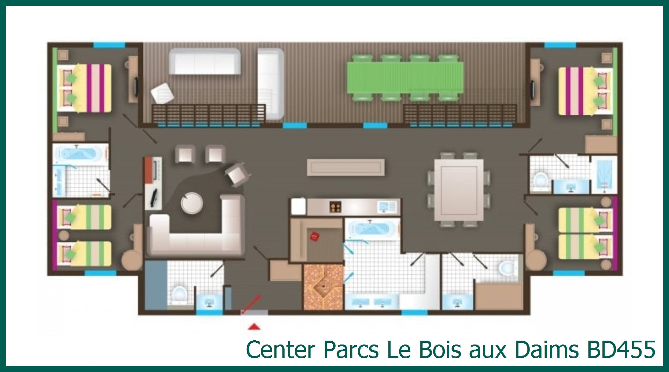 Cottage VIP BD455 à Le Bois aux Daims