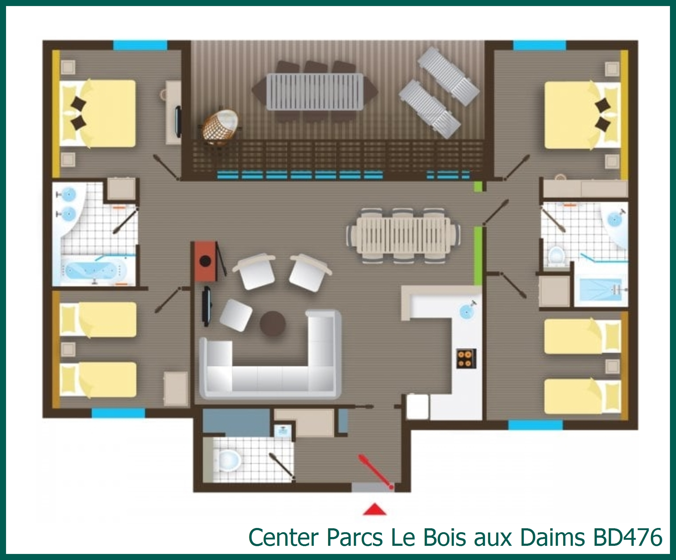 Cottage Premium BD476 à Le Bois aux Daims