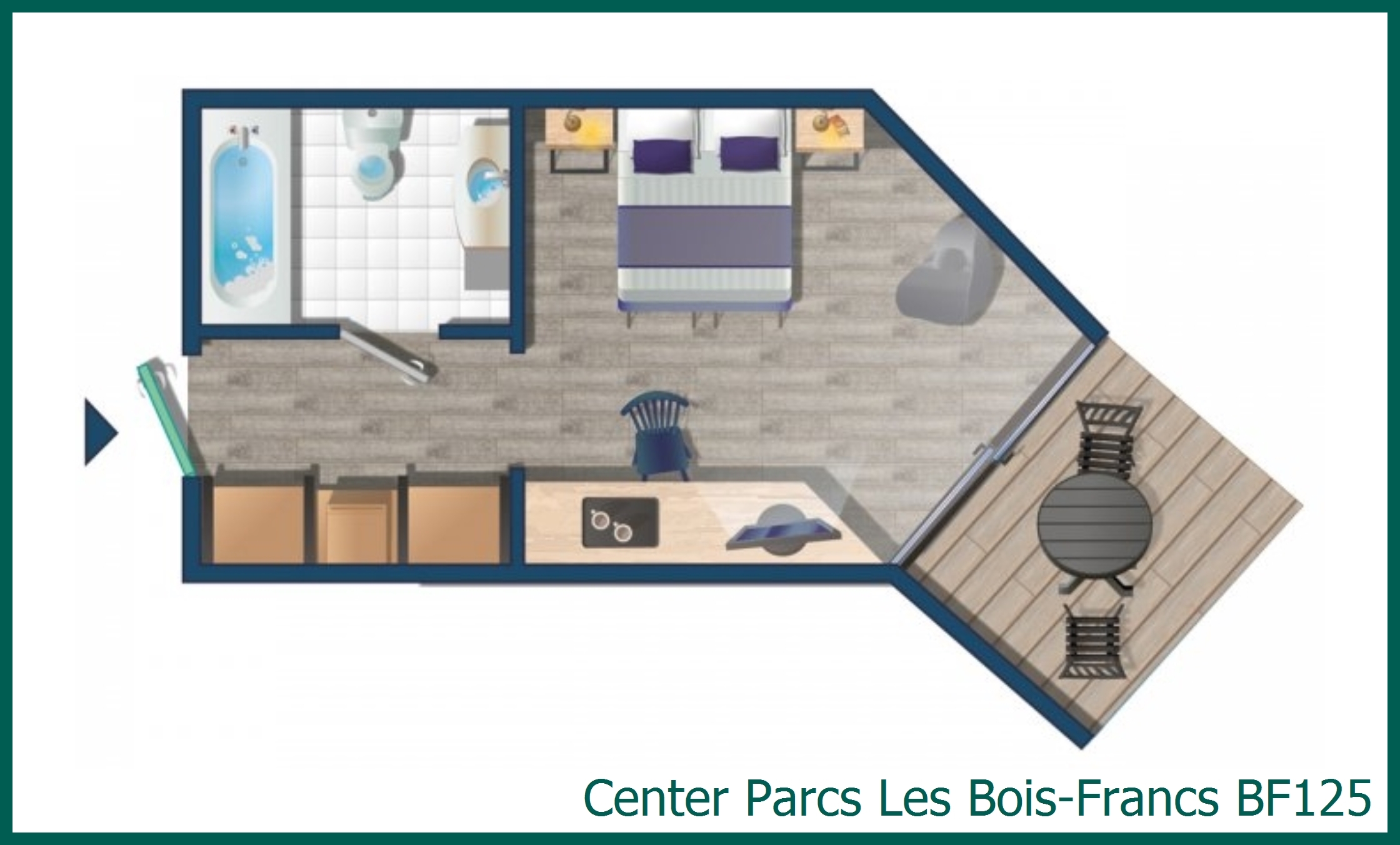 Chambre d'hôtel BF125 à Les Bois-Francs