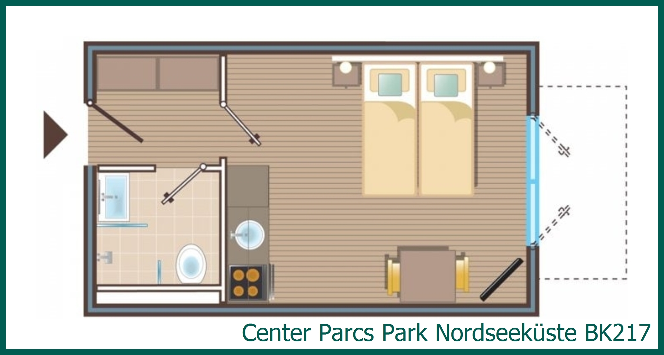 Comfort-Apartment BK217 in Park Nordseeküste