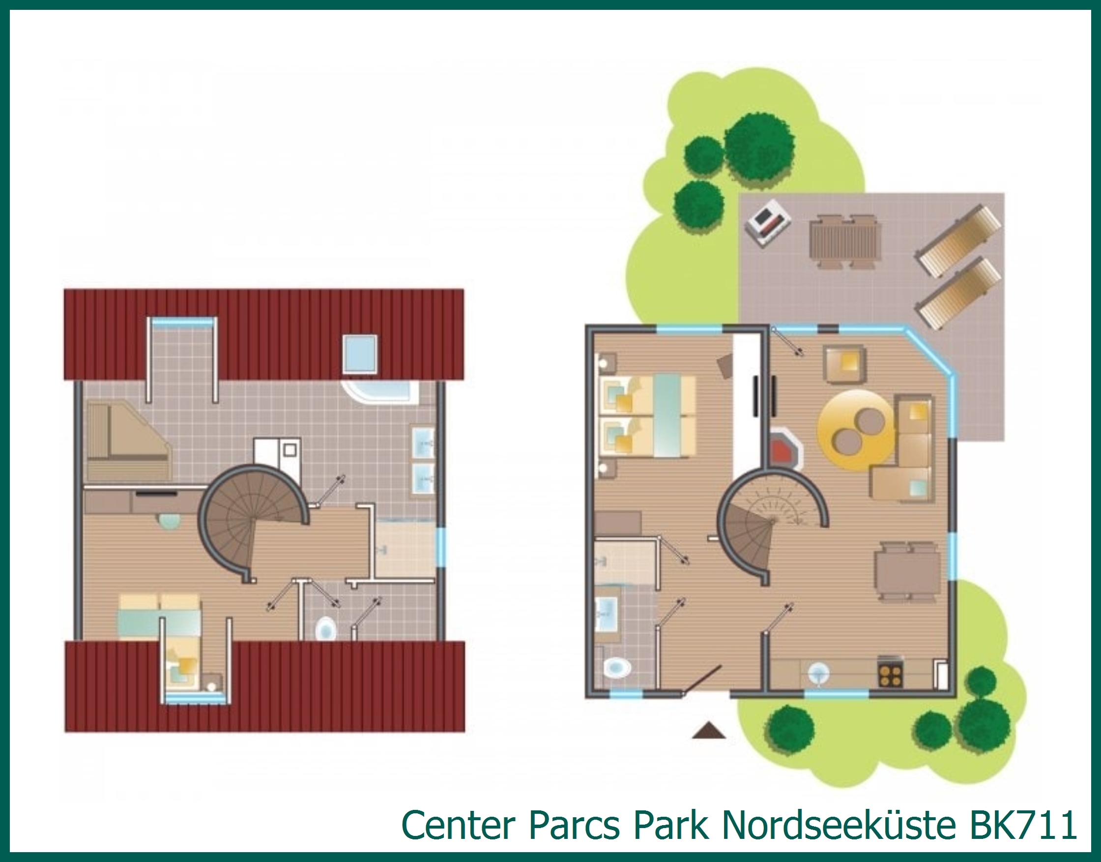 VIP-Ferienhaus BK711 in Park Nordseeküste