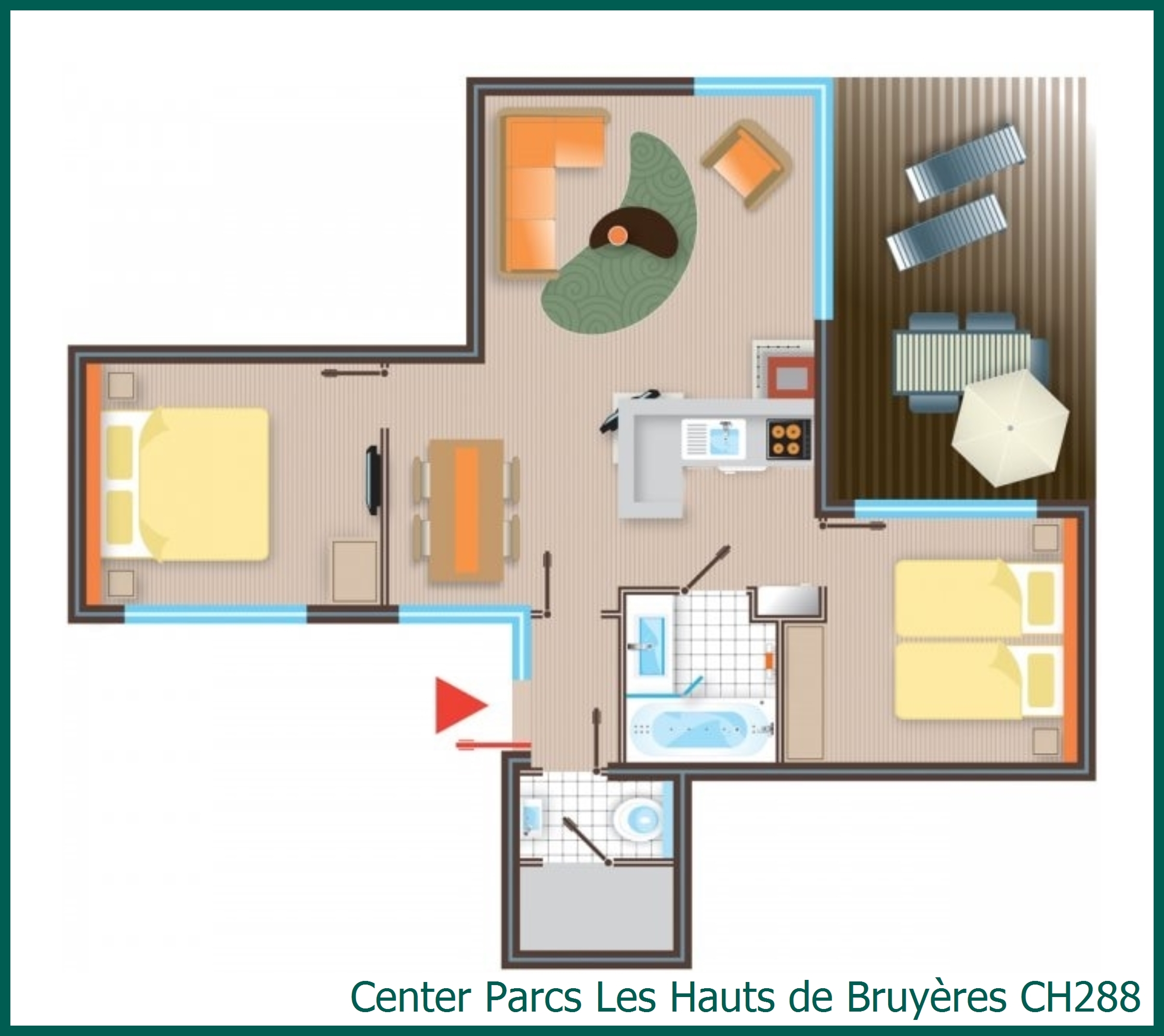Cottage CH288 à Les Hauts de Bruyères