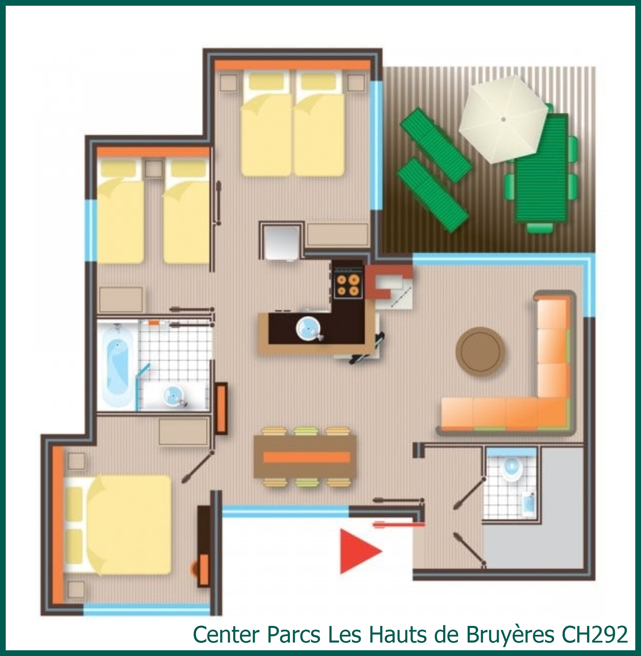 Cottage CH292 à Les Hauts de Bruyères