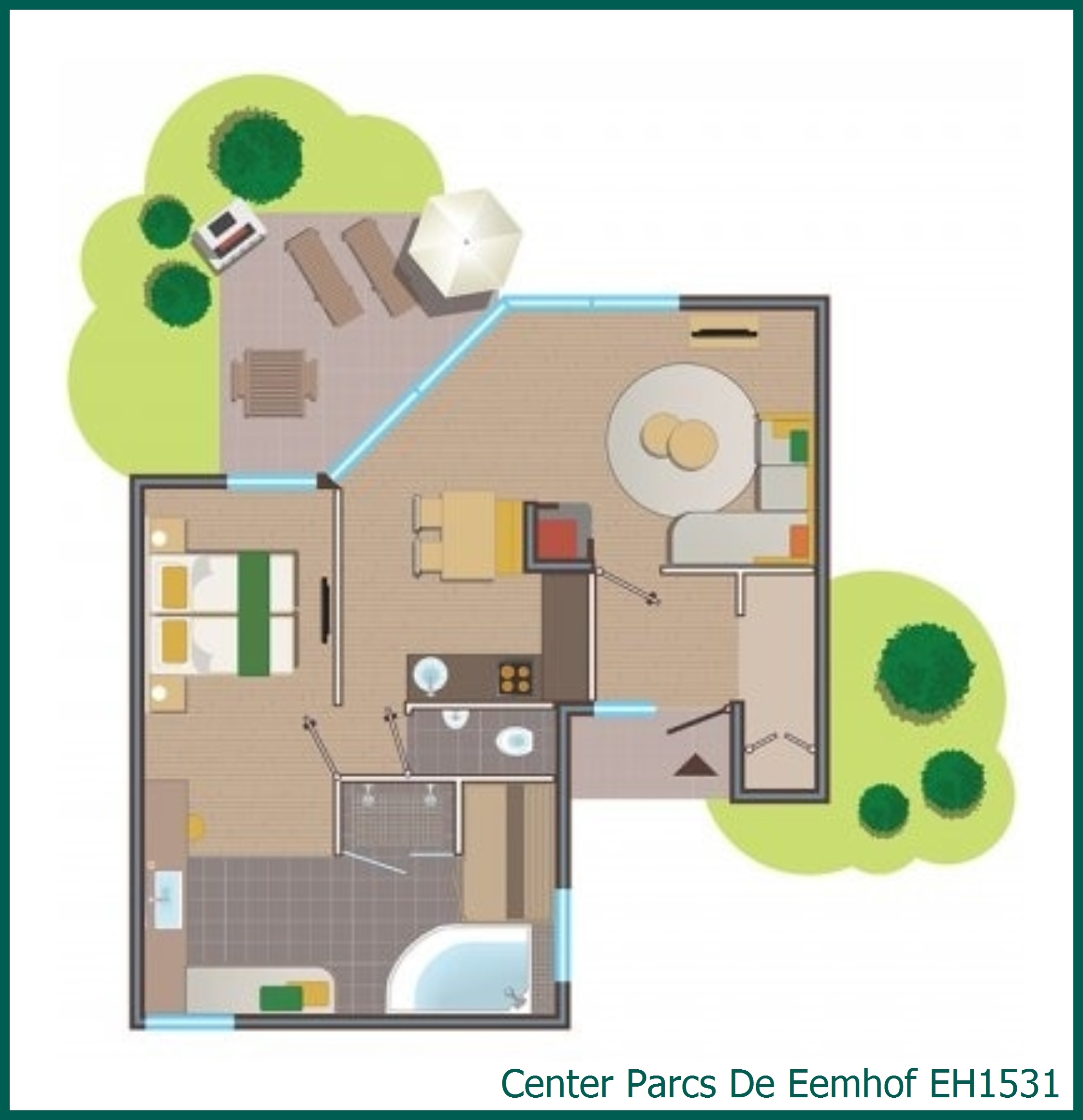VIP-Ferienhaus EH1531 in De Eemhof