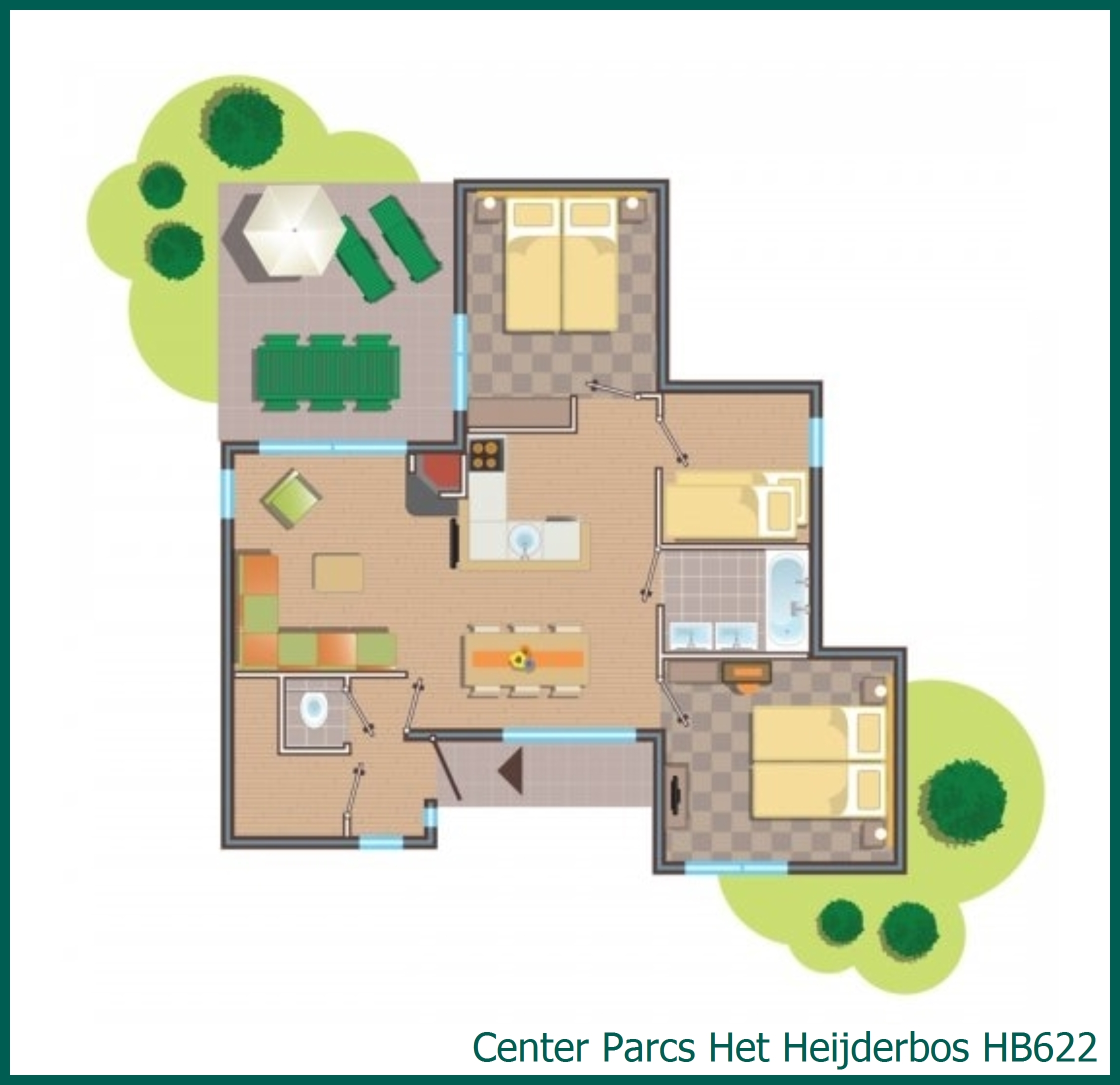 Ferienhaus HB622 in Het Heijderbos