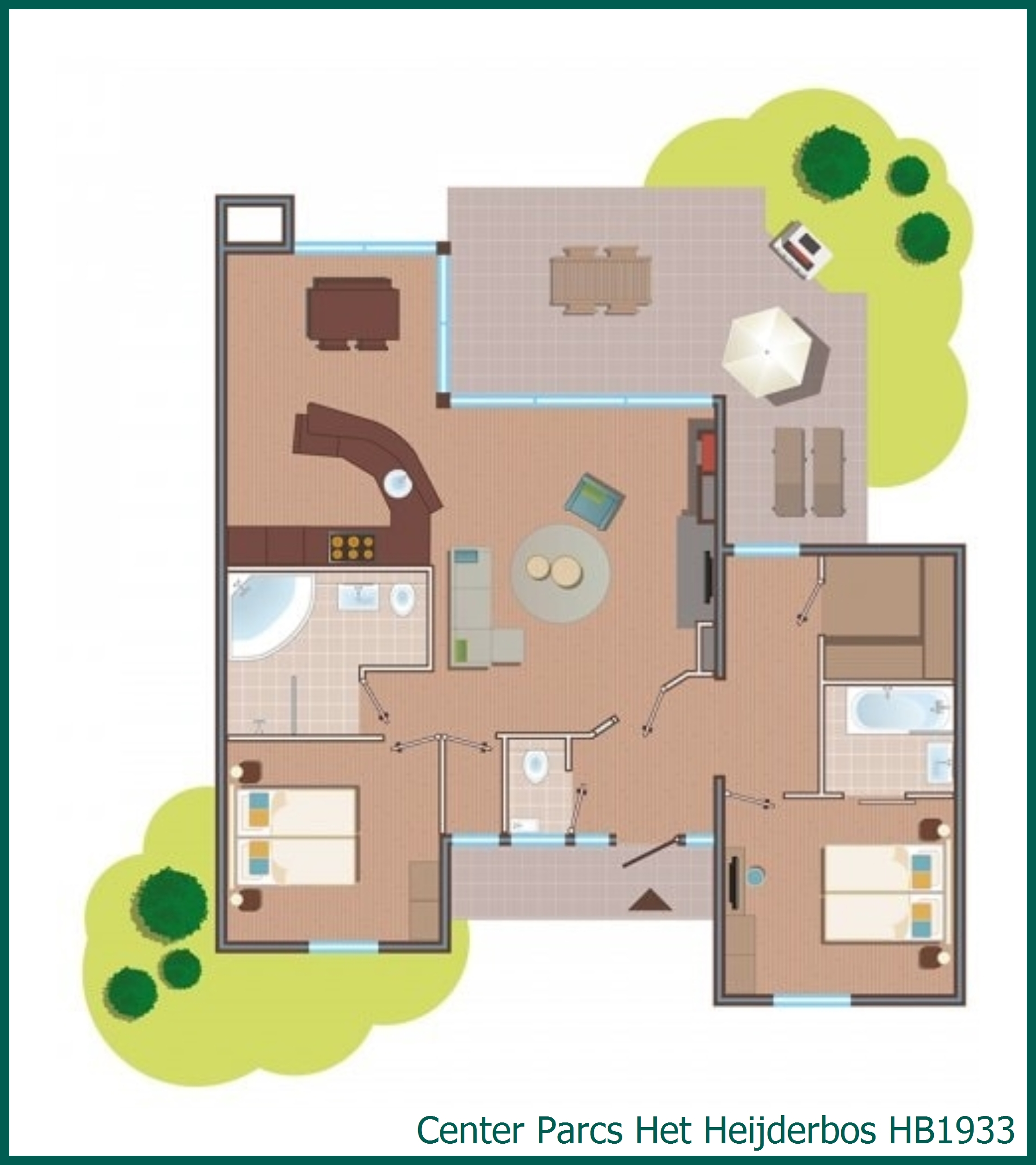 Cottage Eden VIP HB1933 à Het Heijderbos