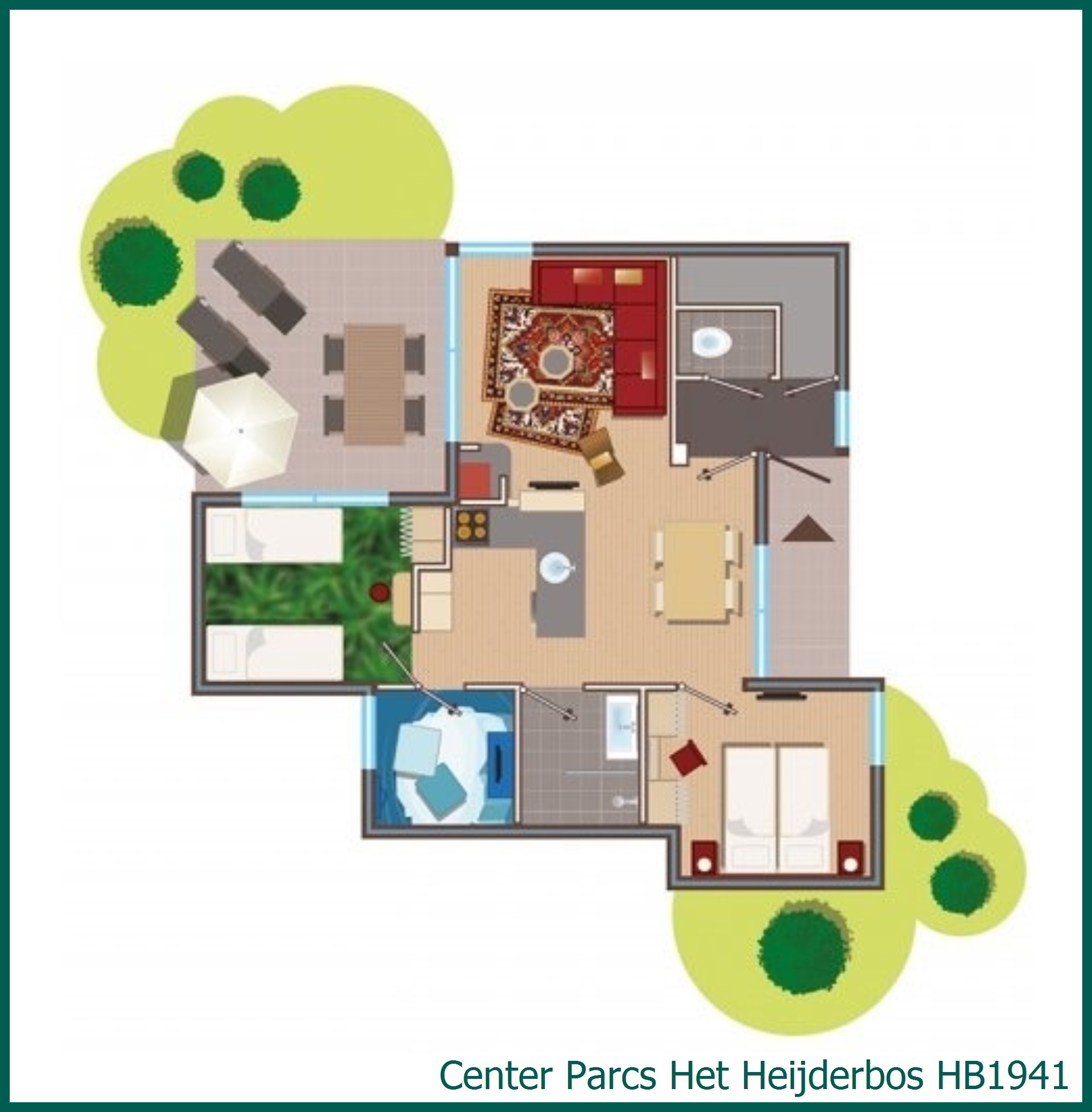 Cottage Aventure HB1941 à Het Heijderbos