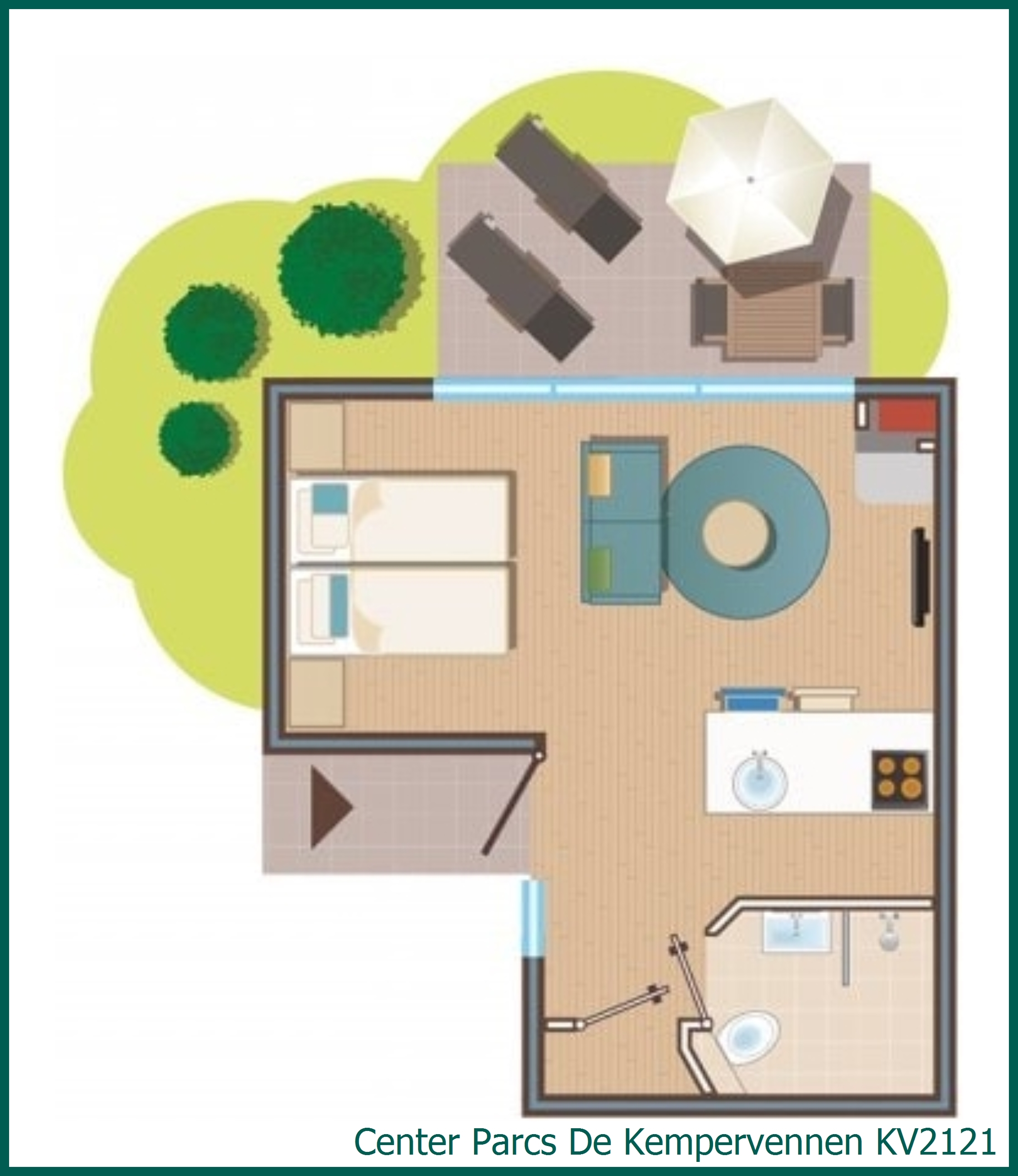 Premium-Ferienhaus KV2121 in De Kempervennen