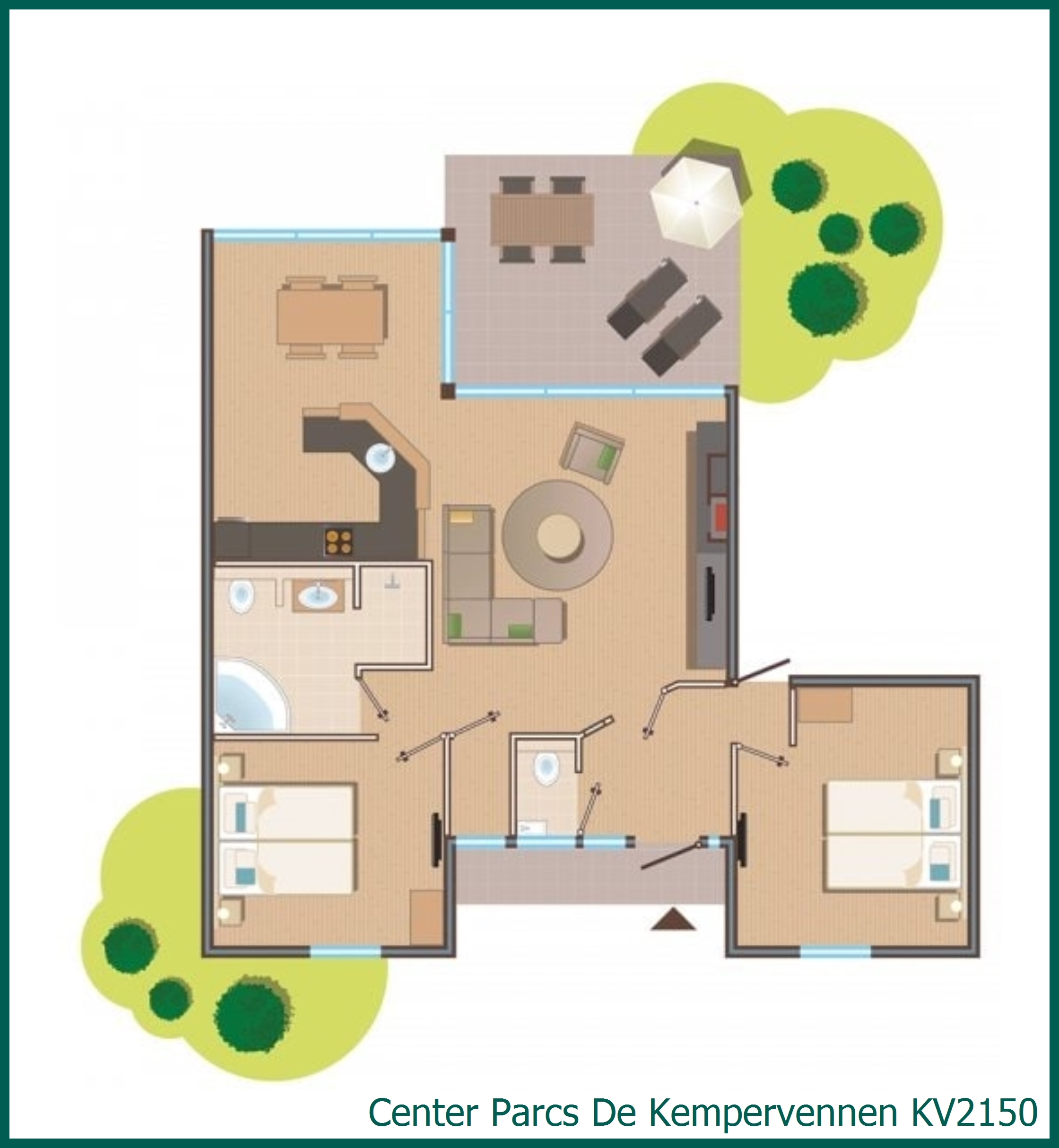 Cottage Eden Premium KV2150 à De Kempervennen