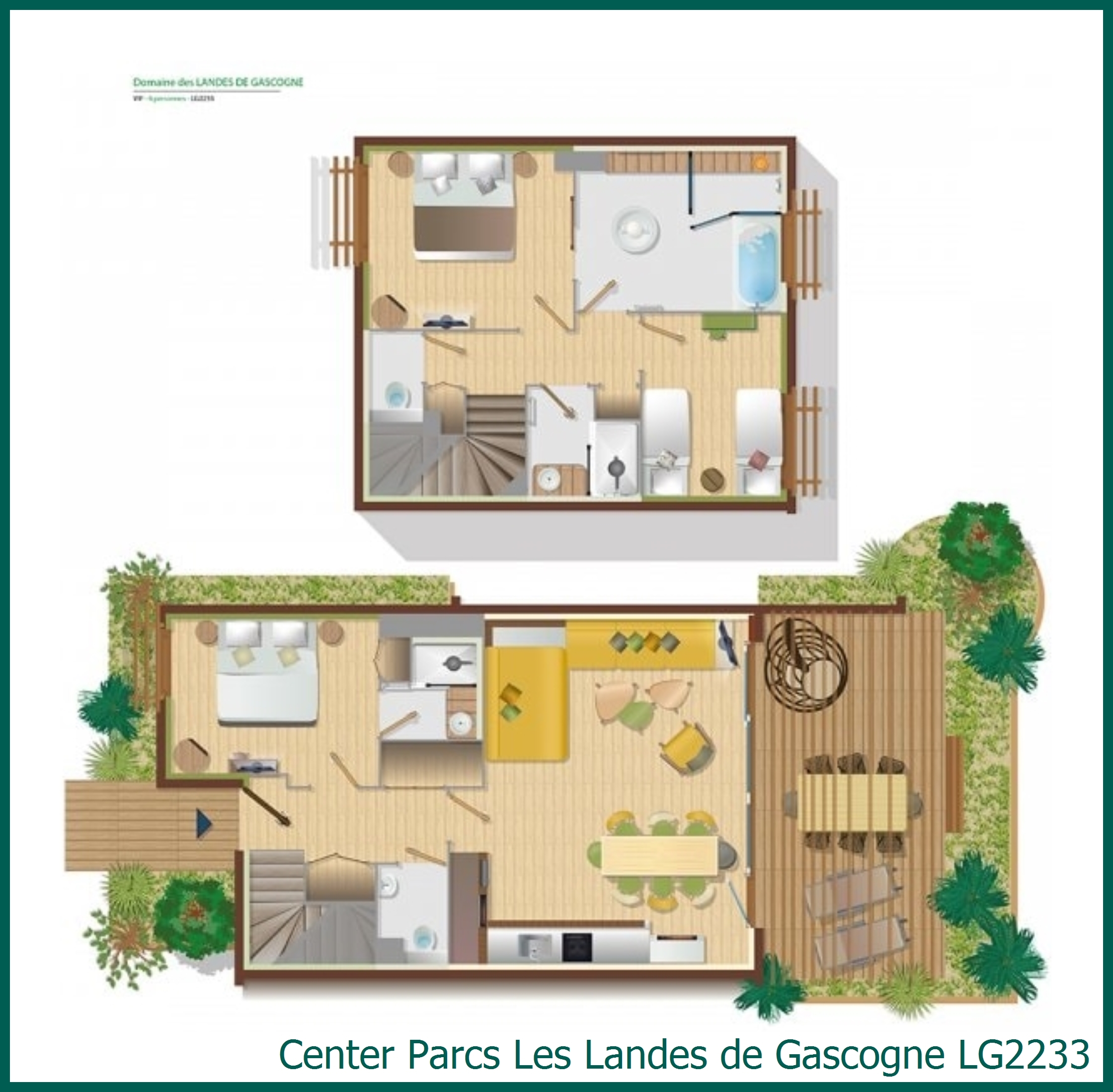 Cottage VIP LG2233 à Les Landes de Gascogne