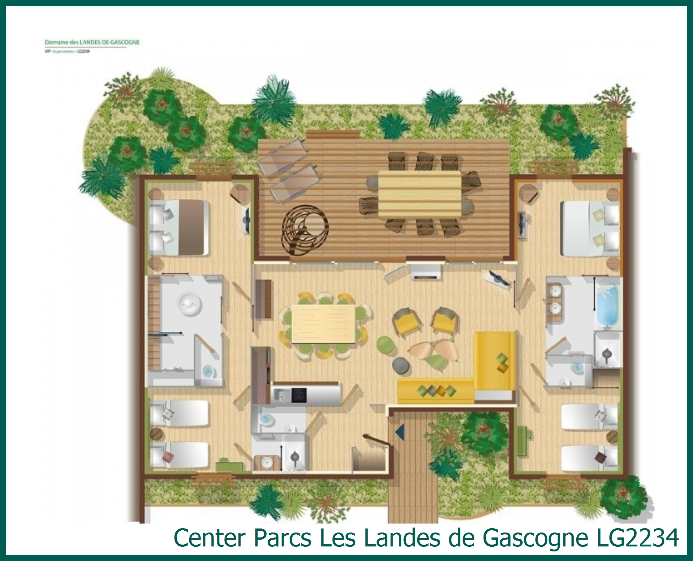 Cottage VIP LG2234 à Les Landes de Gascogne