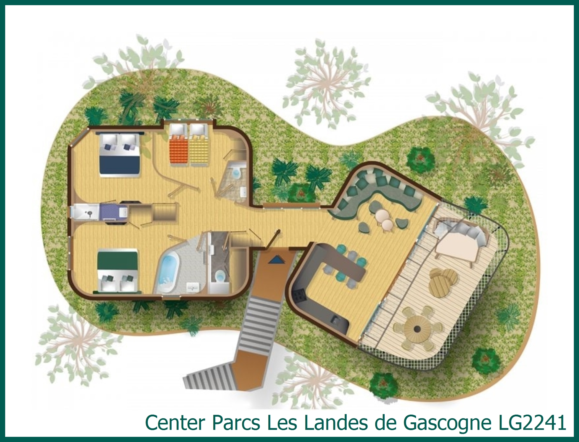 Maison dans les Arbres LG2241 à Les Landes de Gascogne