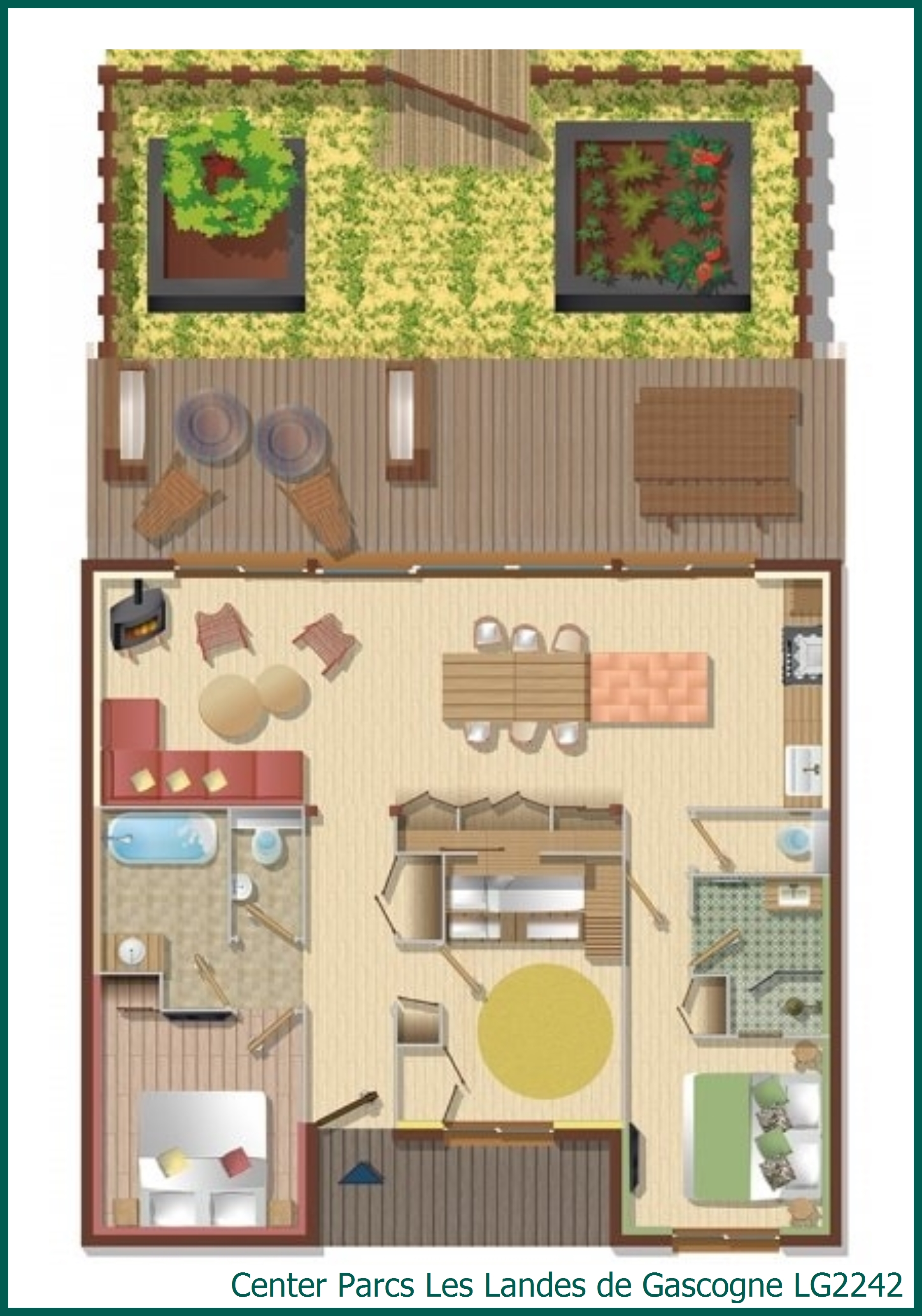 Maison à la ferme LG2242 à Les Landes de Gascogne