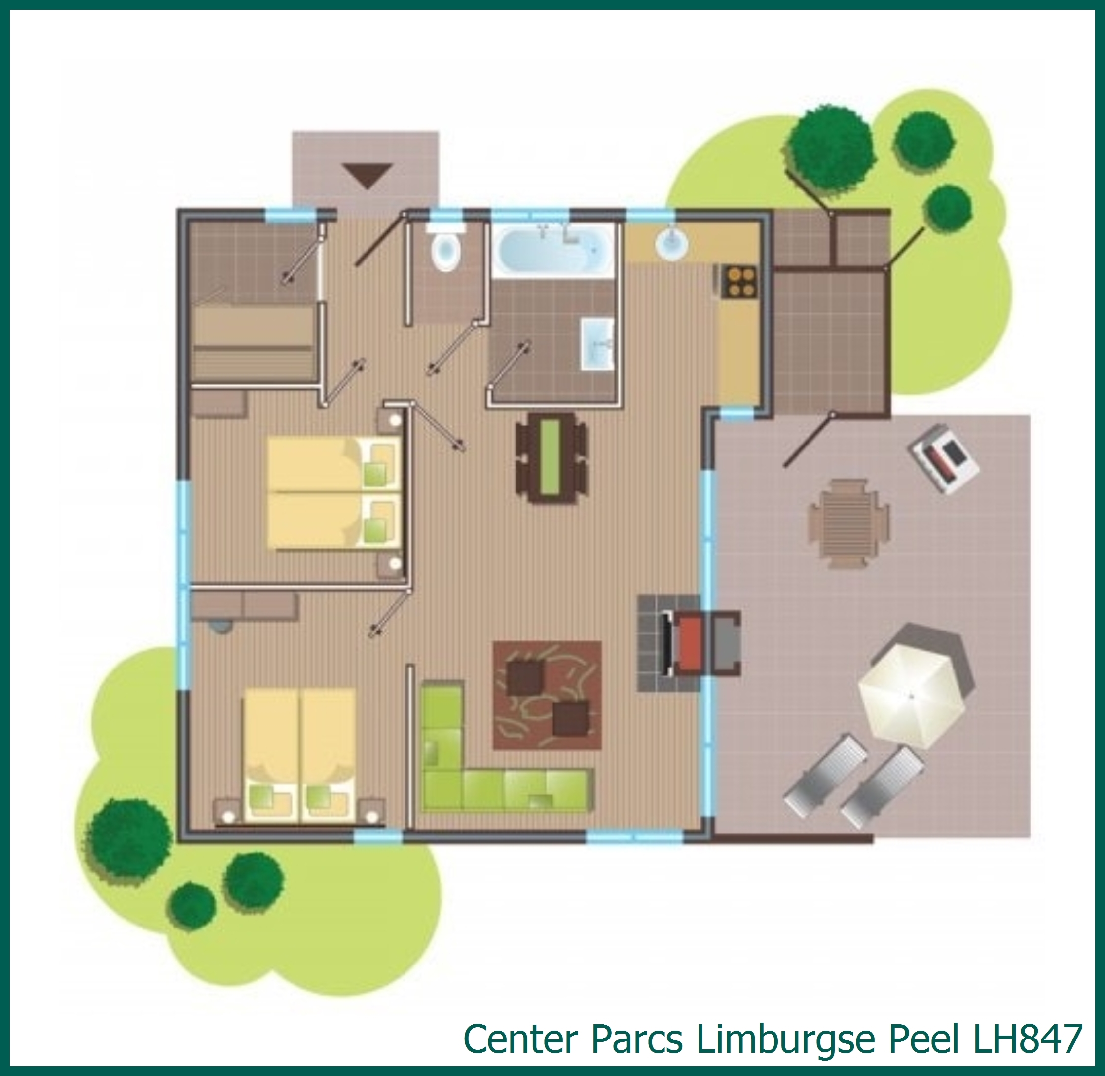 VIP-Ferienhaus LH847 in Limburgse Peel