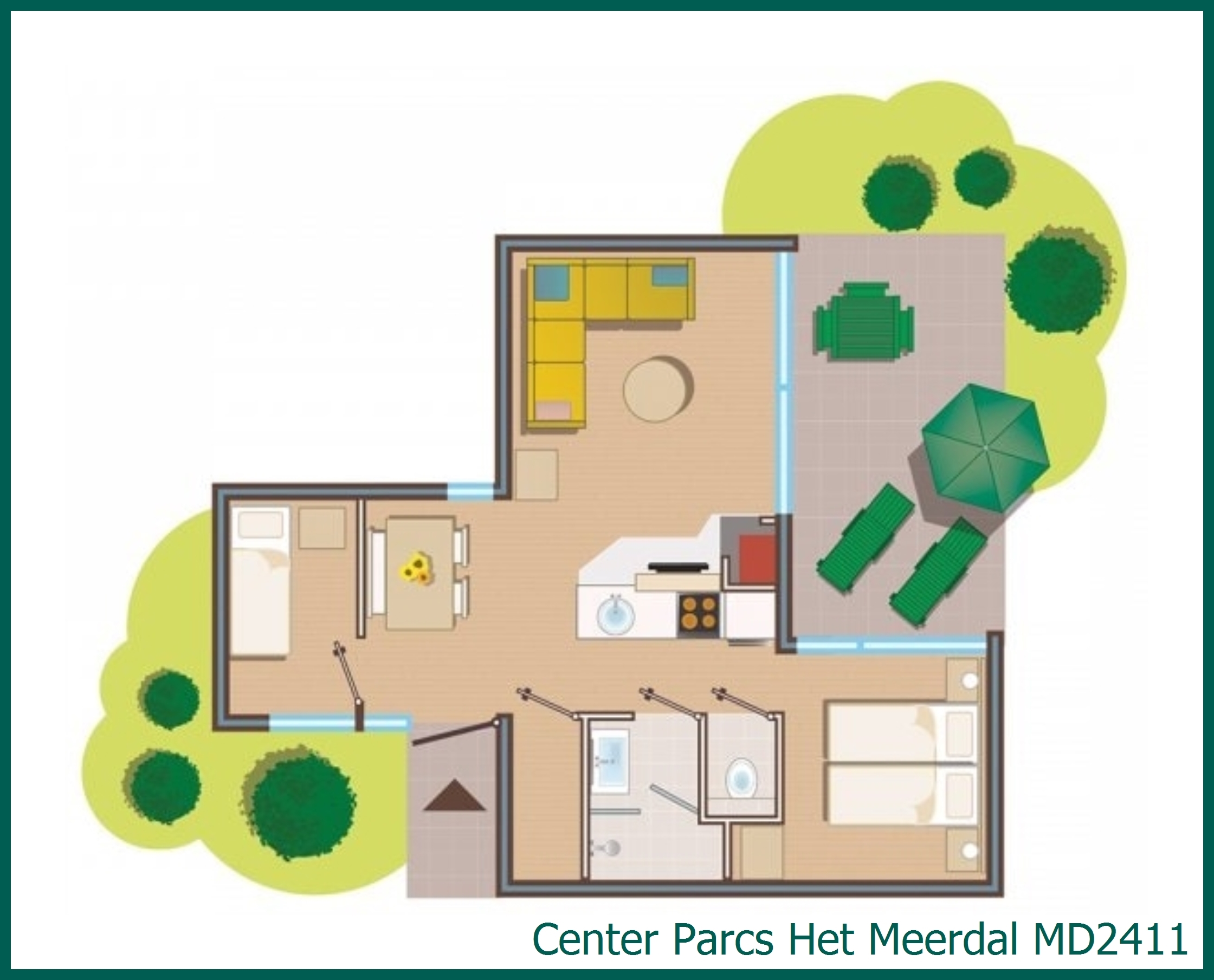 Comfort-Ferienhaus MD2411 in Het Meerdal