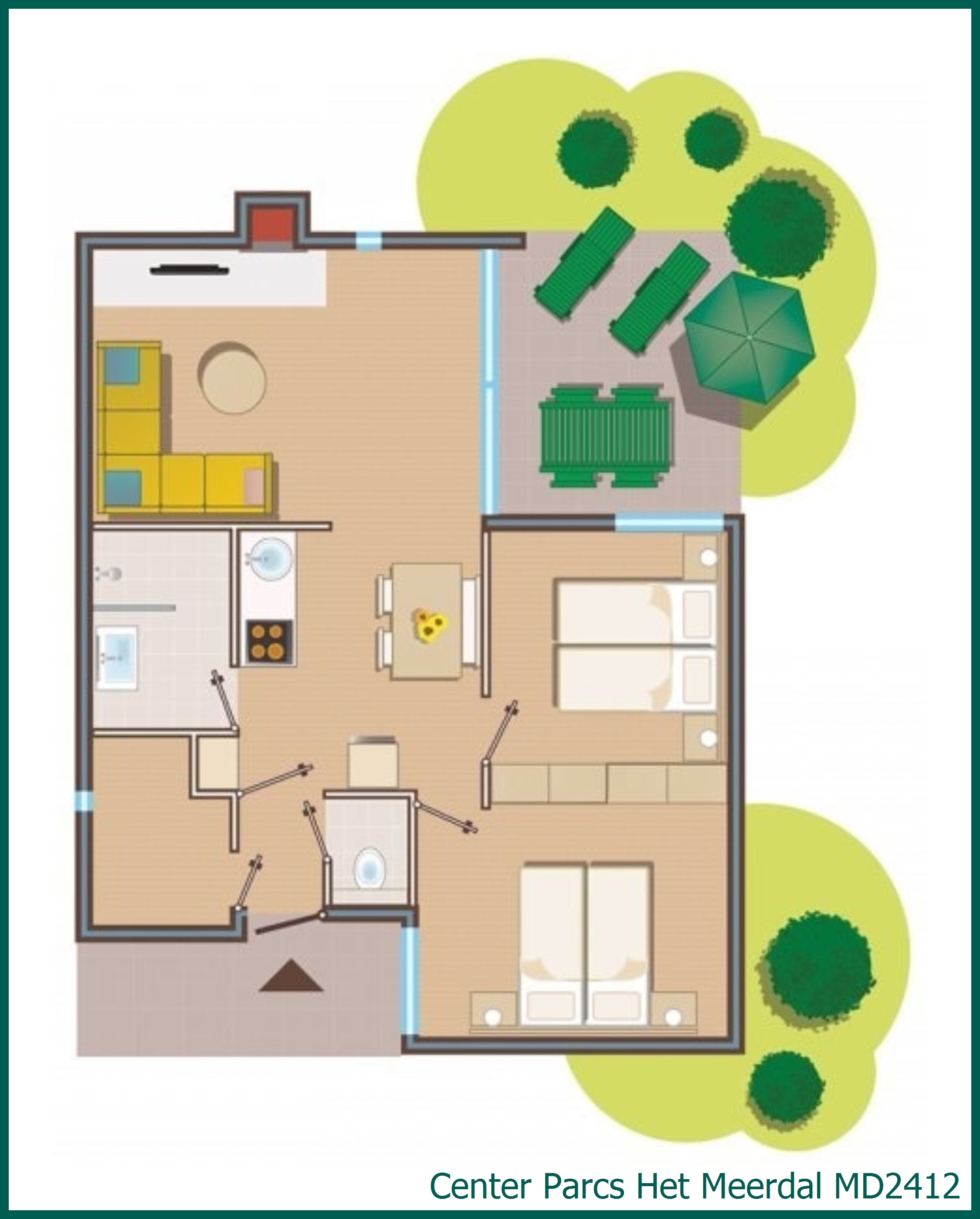 Cottage Comfort MD2412 à Het Meerdal