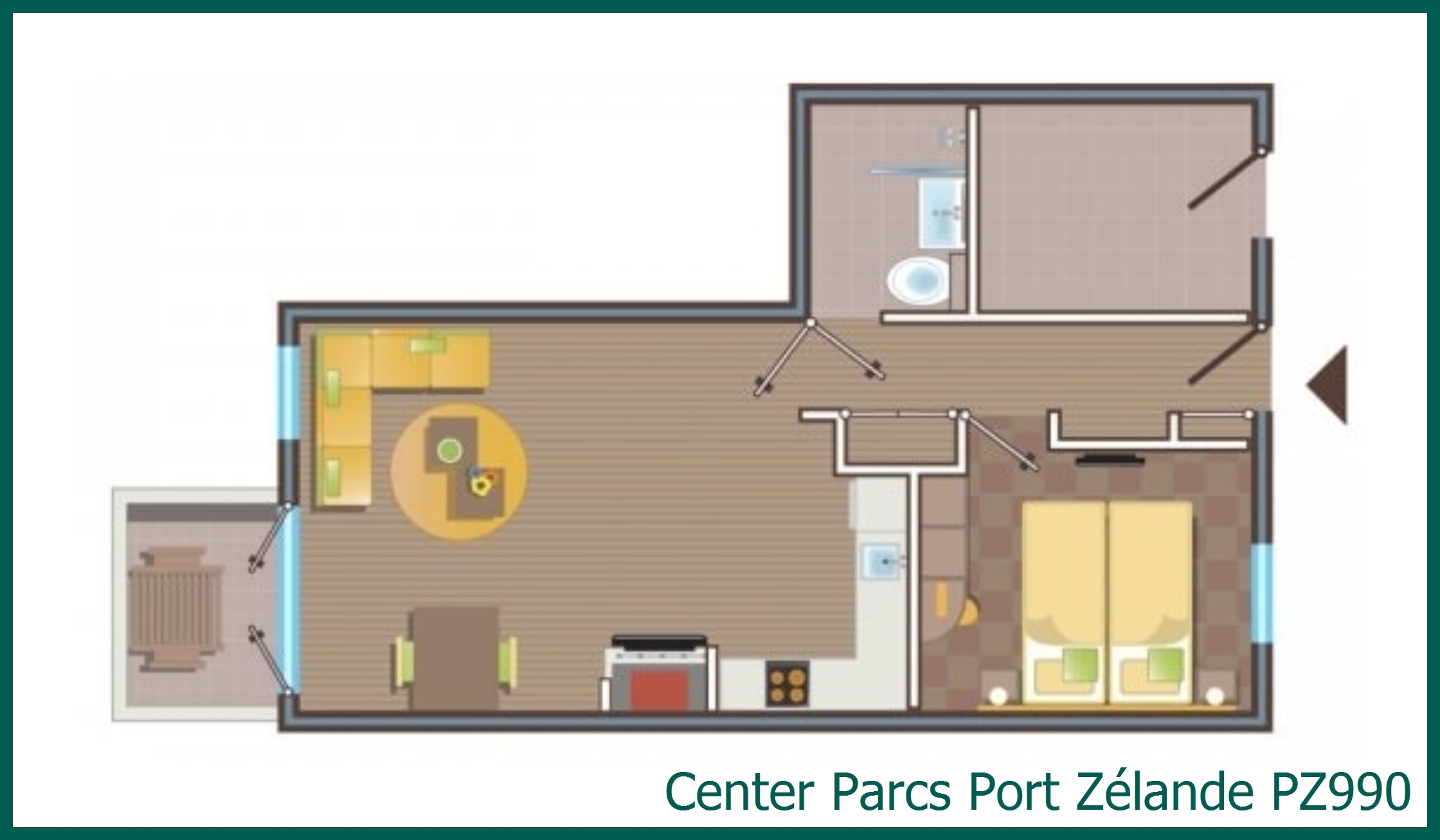 Premium-Apartment PZ990 in Port Zélande