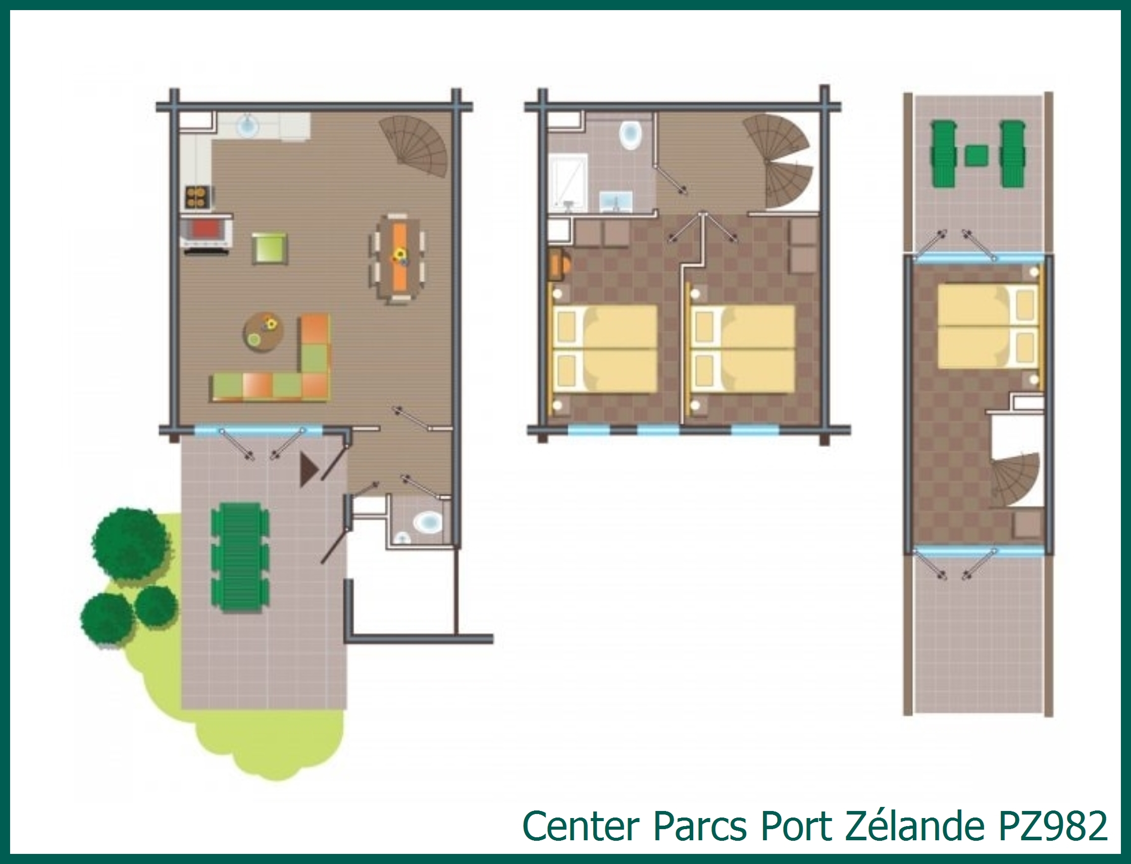 Cottage Comfort PZ982 à Port Zélande