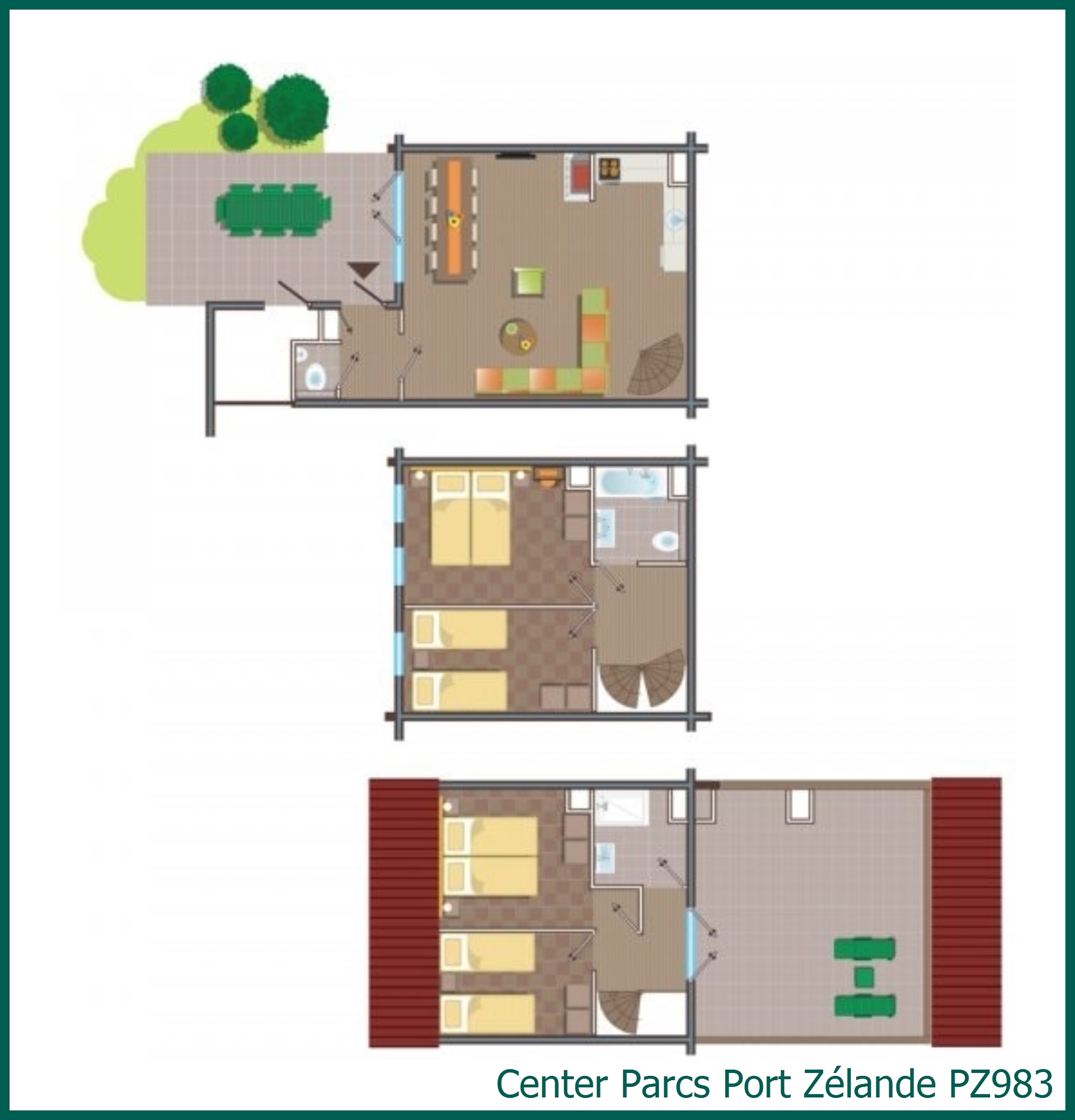 Cottage Comfort PZ983 à Port Zélande