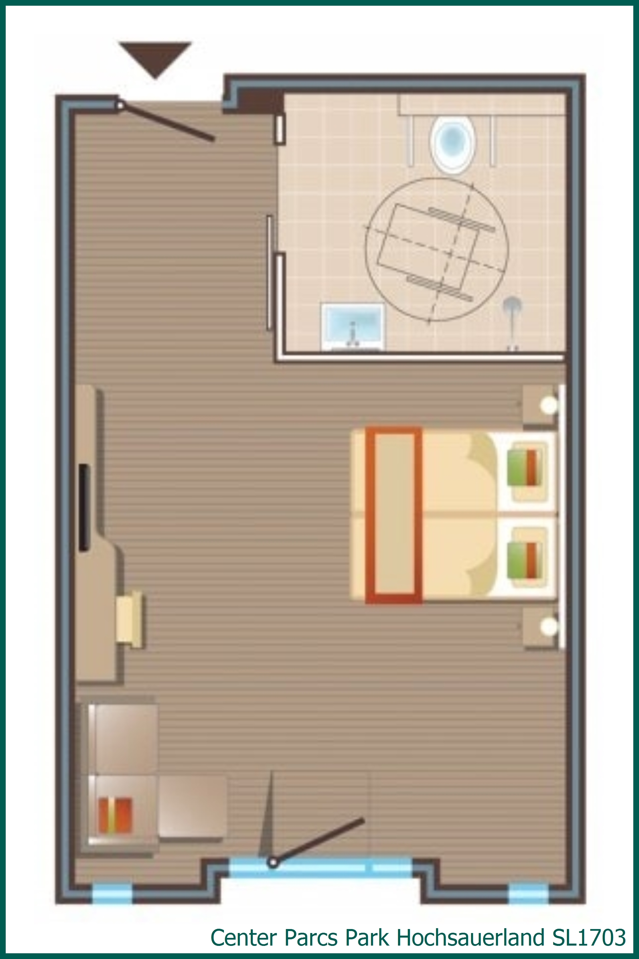 Chambre d'hôtel Hôtel PMR SL1703 à Park Hochsauerland