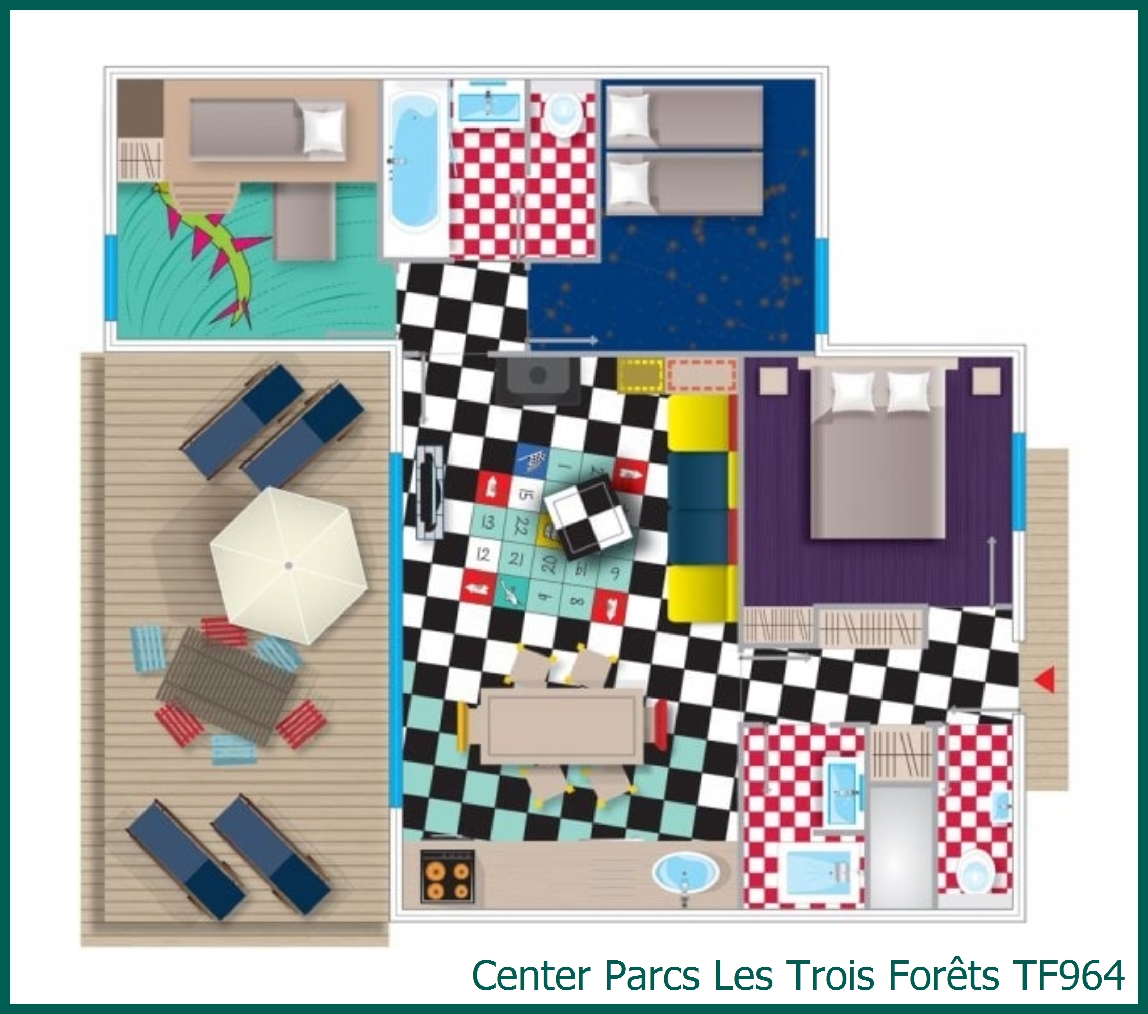 Märchen aus dem Königreich-Ferienhaus TF964 in Les Trois Forêts