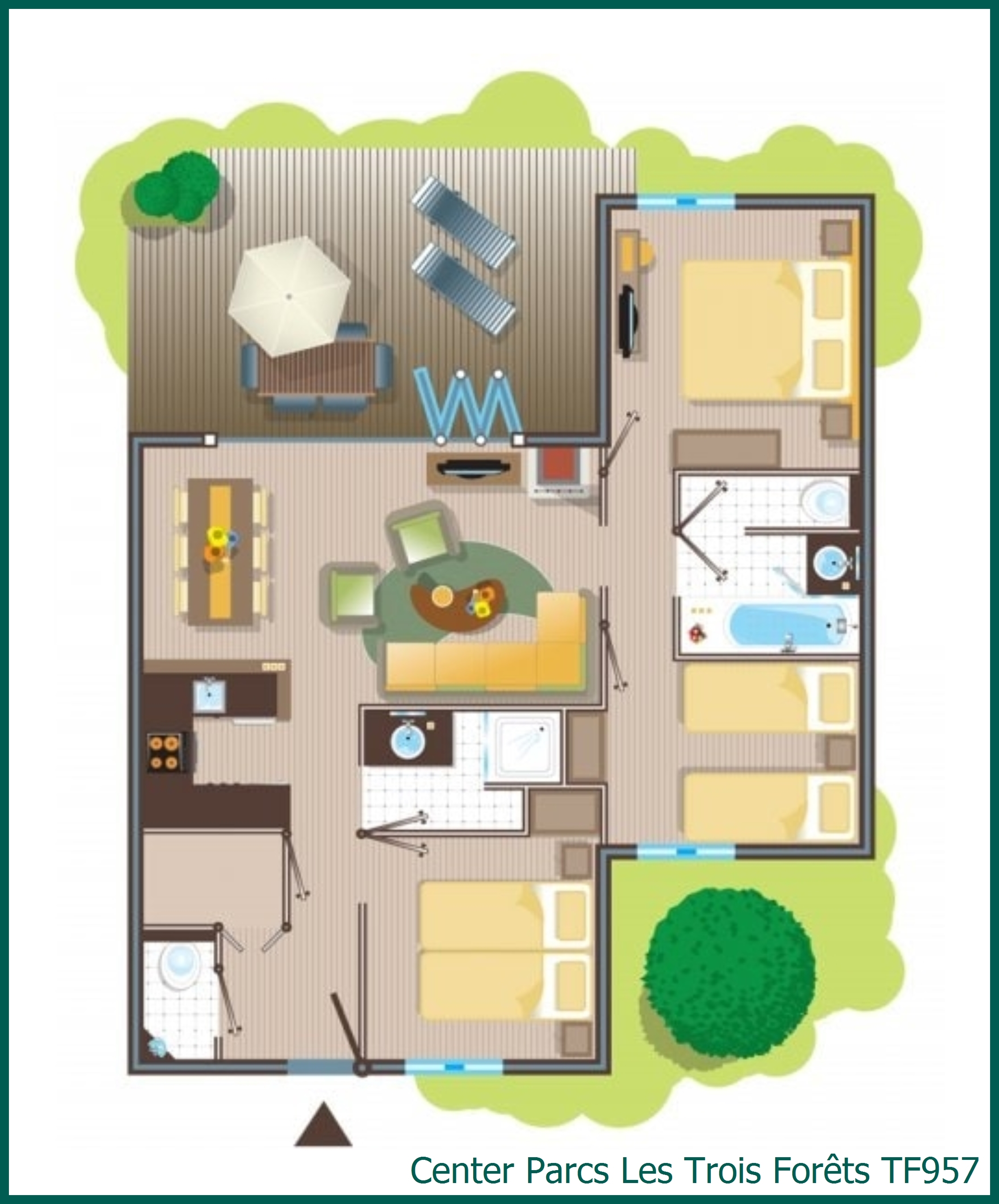 Cottage Premium TF957 à Les Trois Forêts