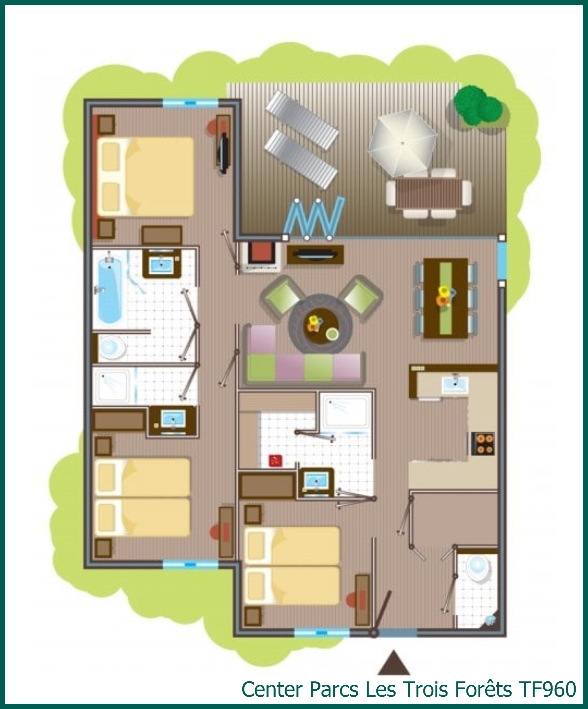 Cottage VIP TF960 à Les Trois Forêts