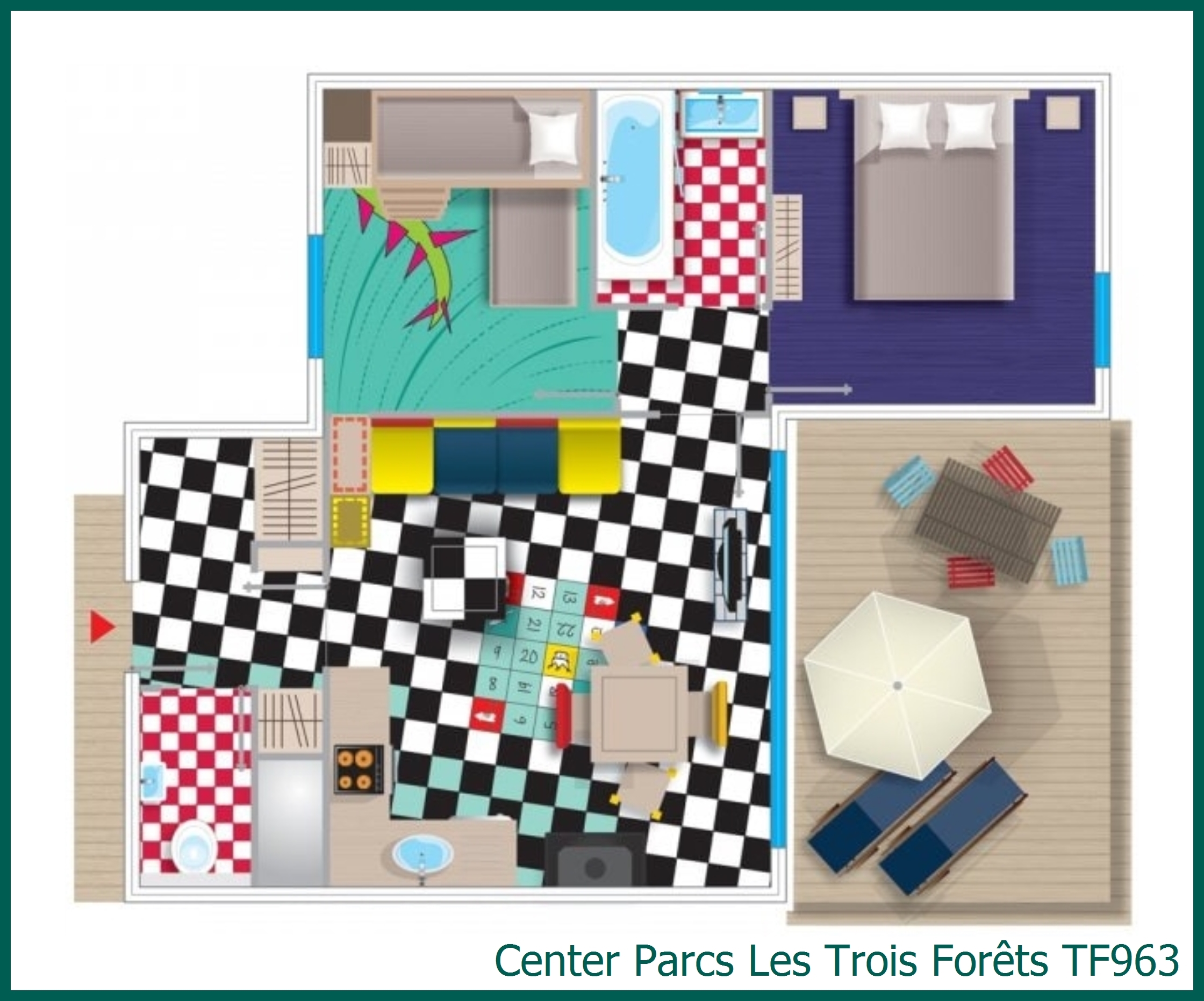 Cottage Contes du royaume TF963 à Les Trois Forêts