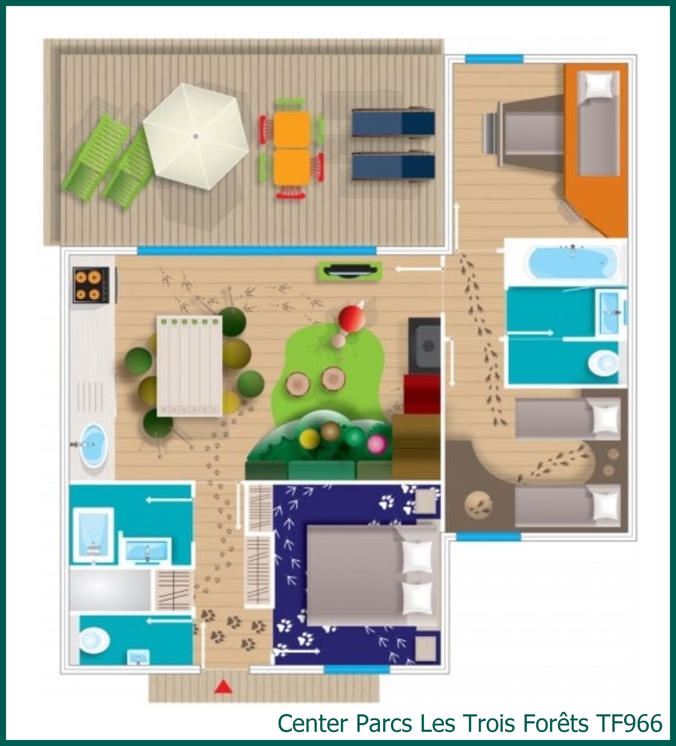 Cottage Animaux de la forêt TF966 à Les Trois Forêts