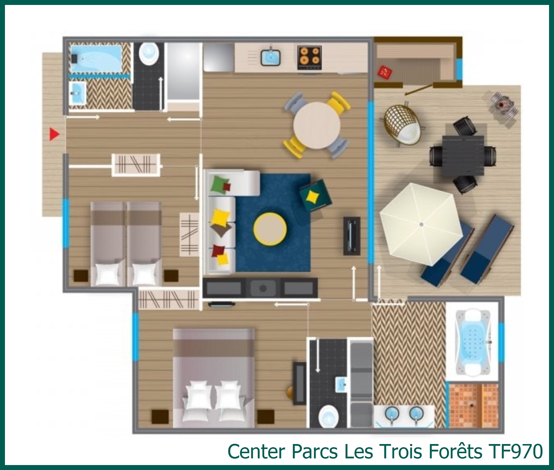 Cottage Exclusive TF970 à Les Trois Forêts