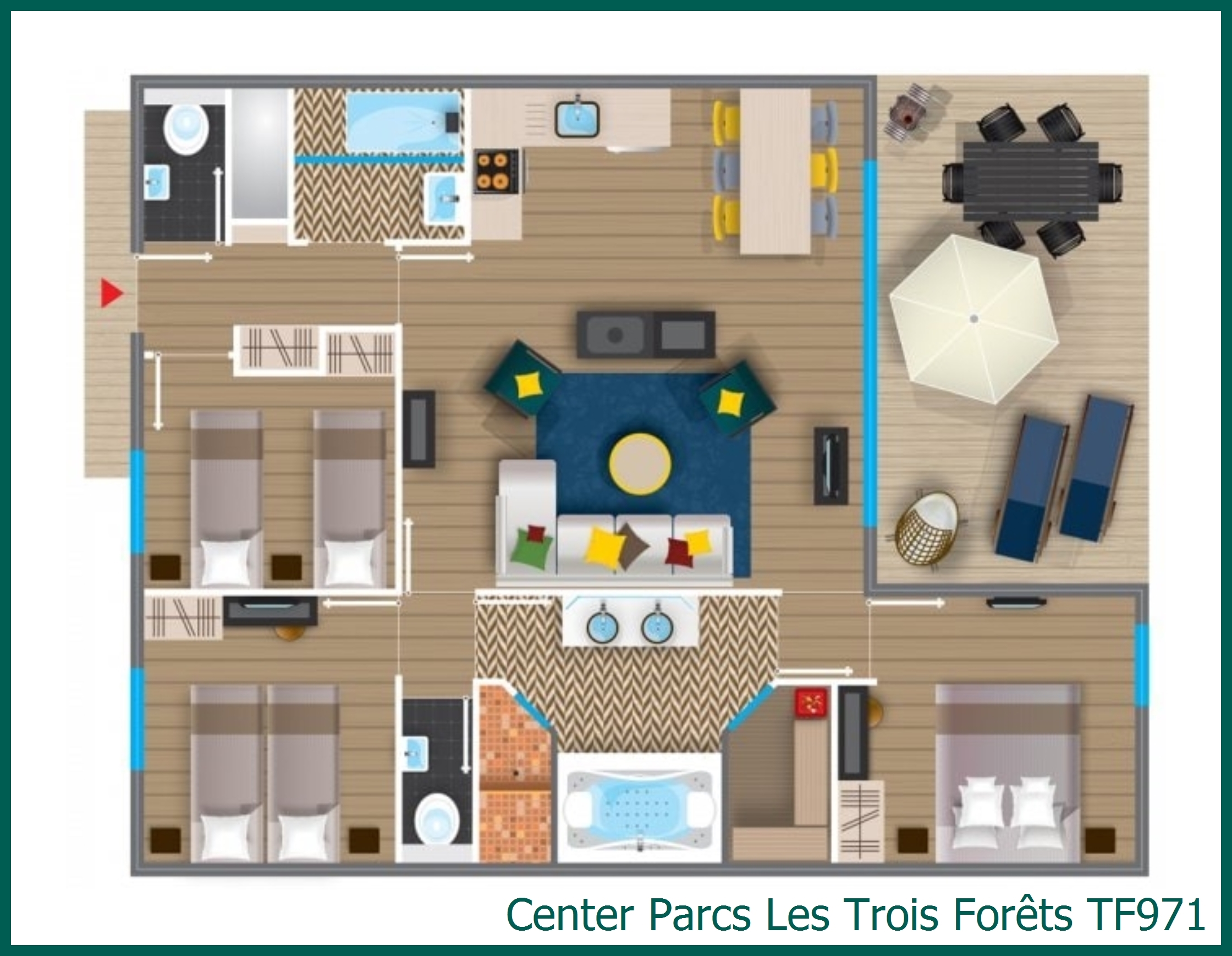 Cottage Exclusive TF971 à Les Trois Forêts