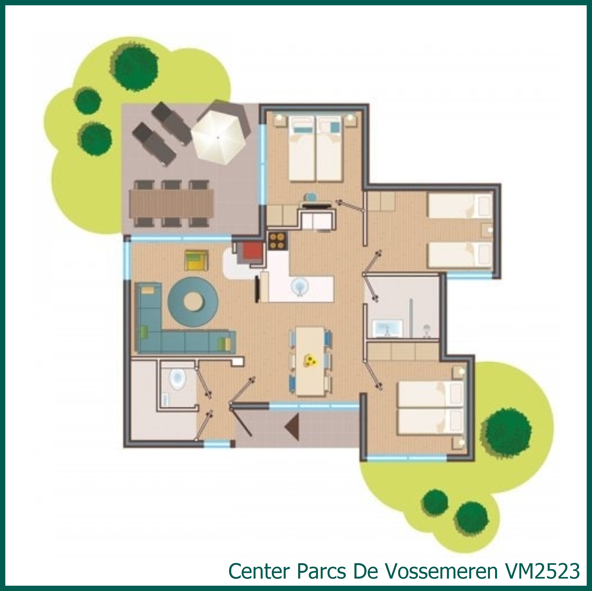 Premium-Ferienhaus VM2523 in De Vossemeren