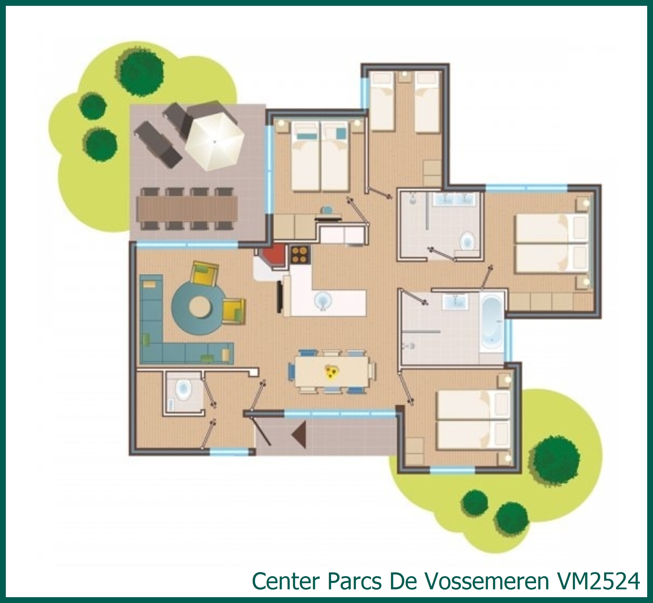 Premium-Ferienhaus VM2524 in De Vossemeren