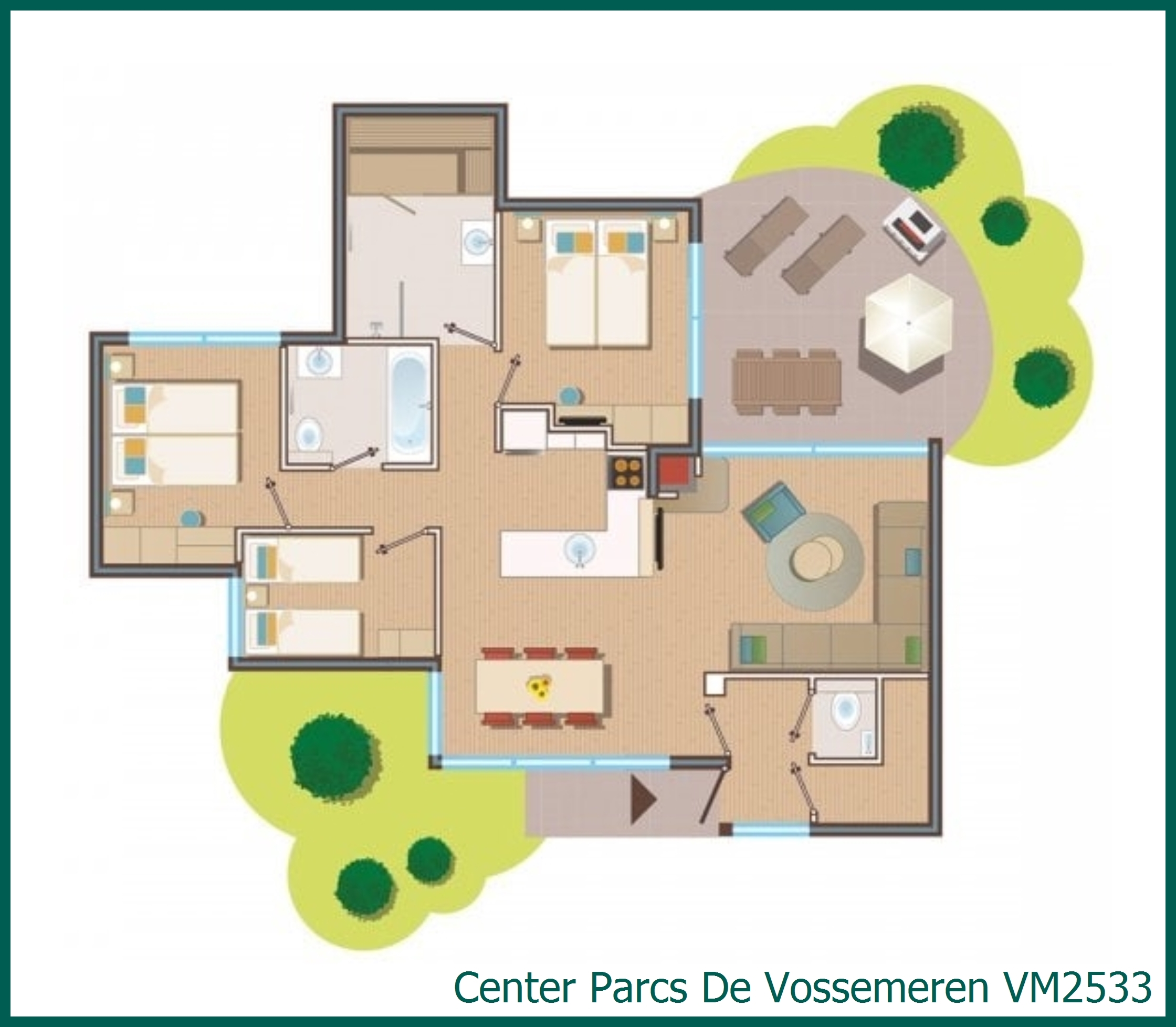 VIP-Ferienhaus VM2533 in De Vossemeren