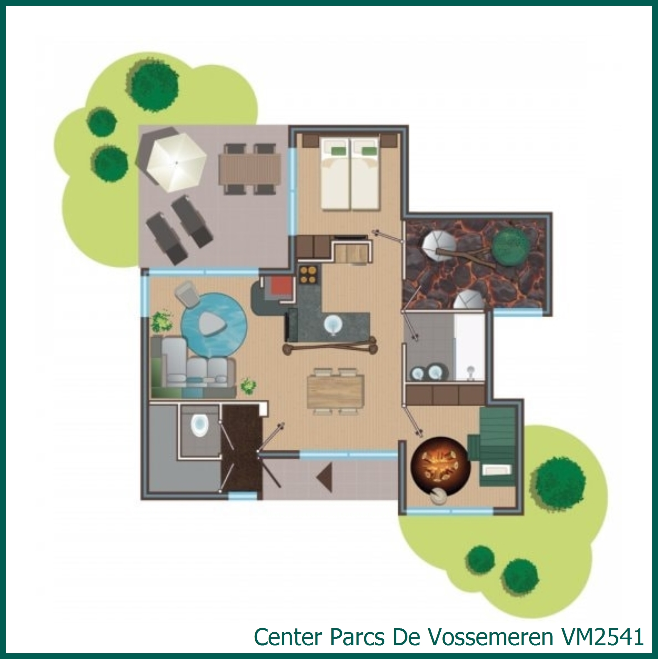 Naturwunder-Ferienhaus VM2541 in De Vossemeren