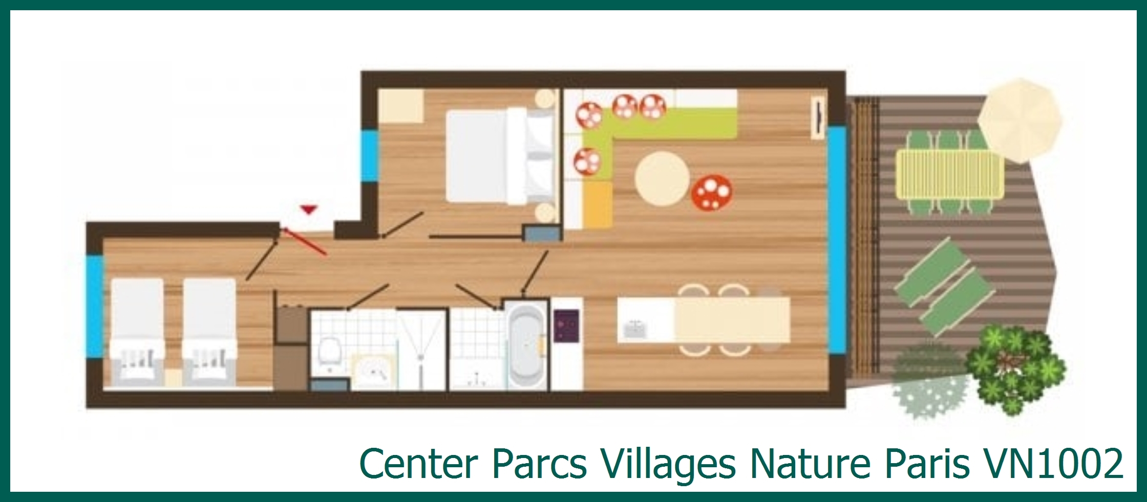 Cottage Comfort VN1002 à Villages Nature Paris