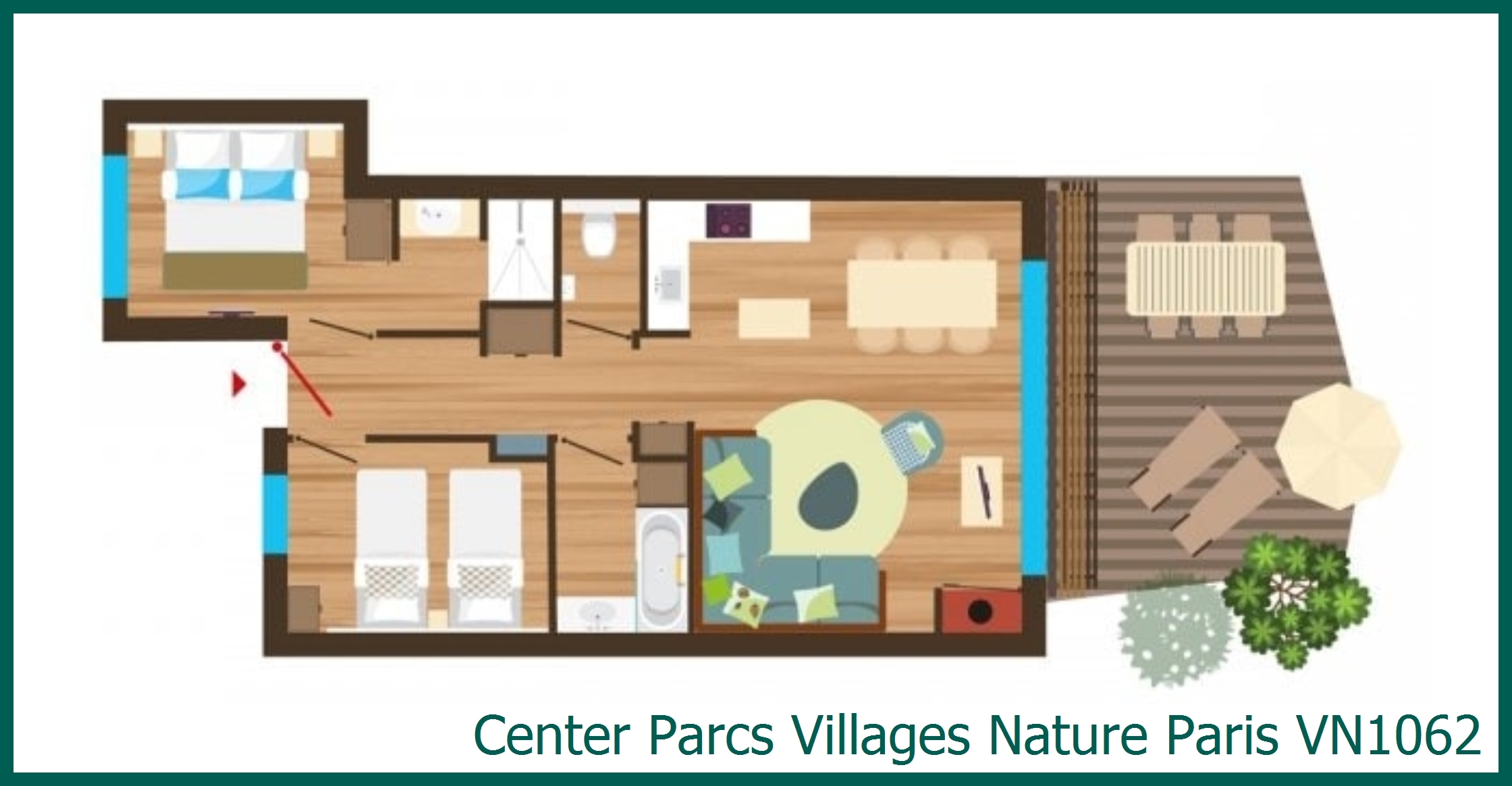 Cottage Premium VN1062 à Villages Nature Paris