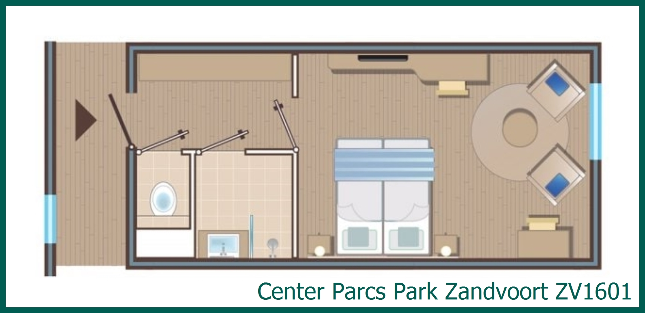 Chambre d'hôtel ZV1601 à Park Zandvoort