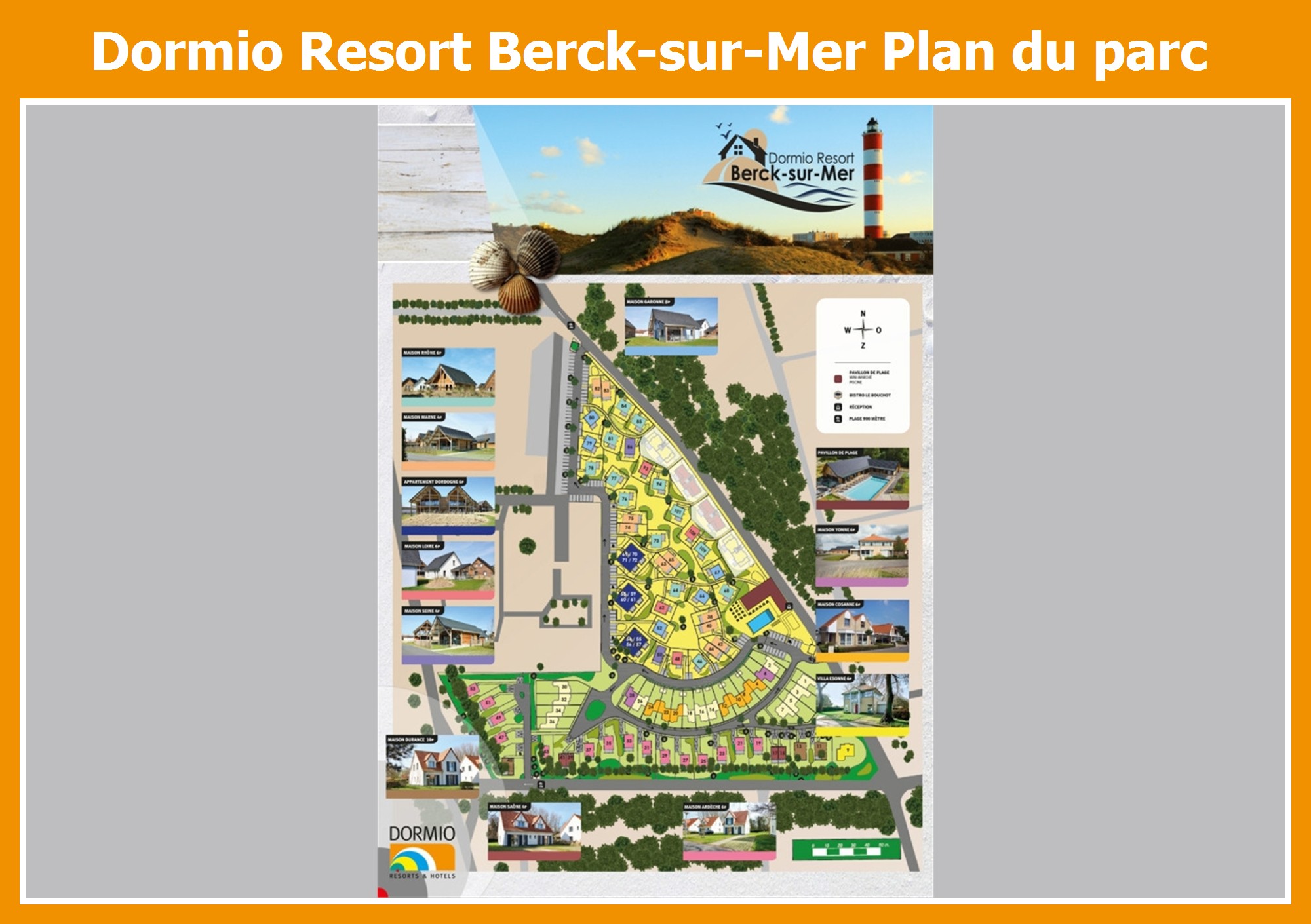 Plan Dormio Resort Berck-sur-Mer