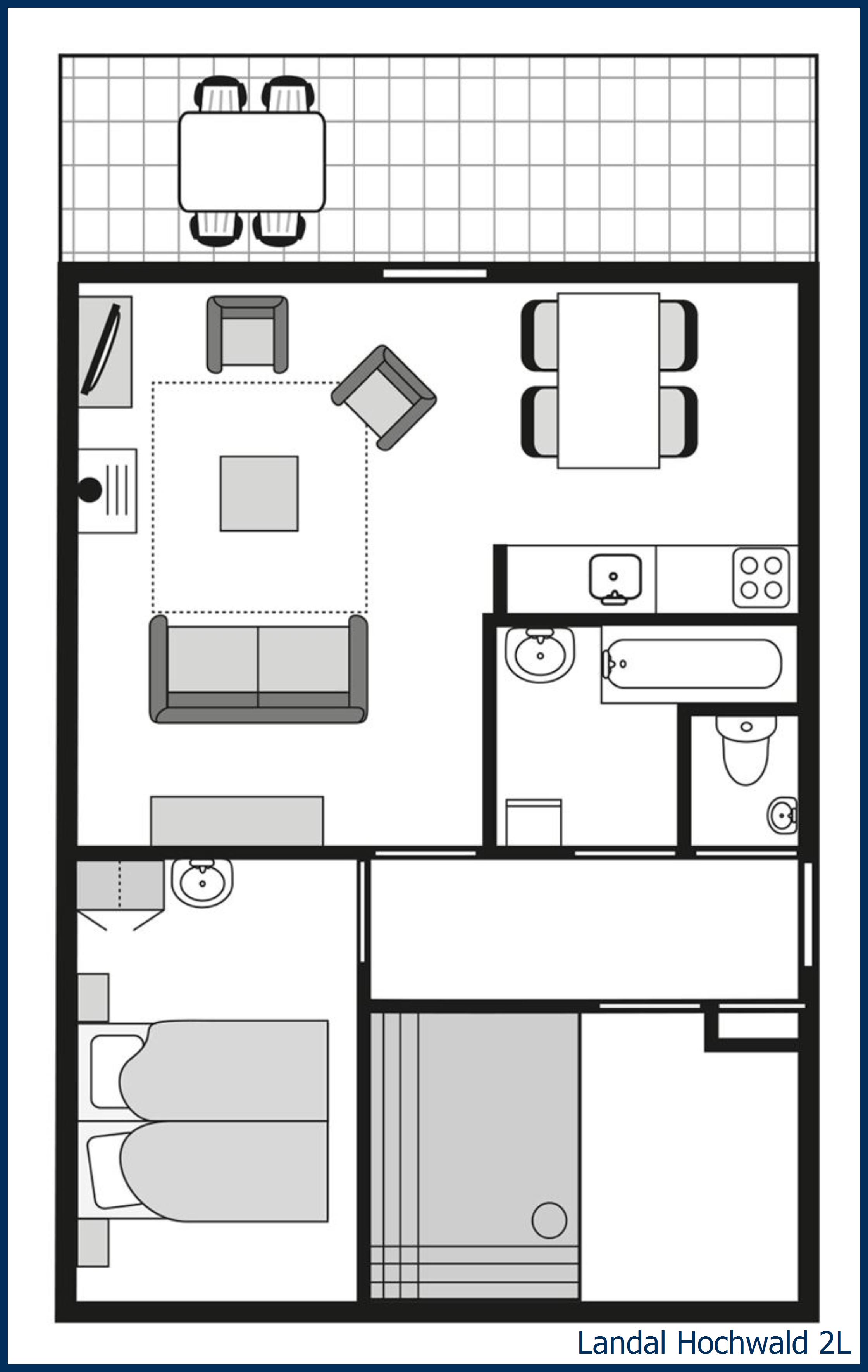 Bungalow 2L à Hochwald