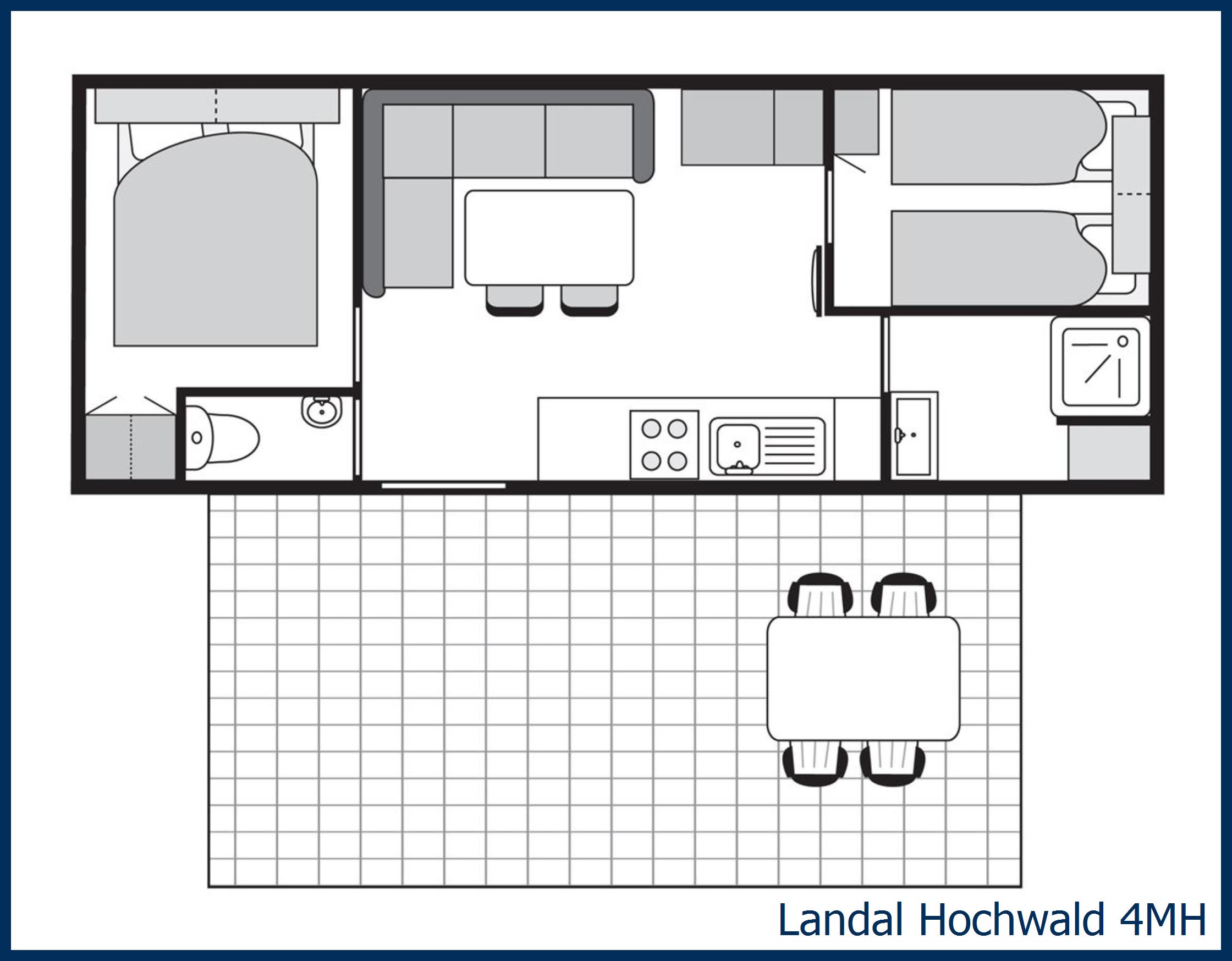 Caravane 4MH à Hochwald
