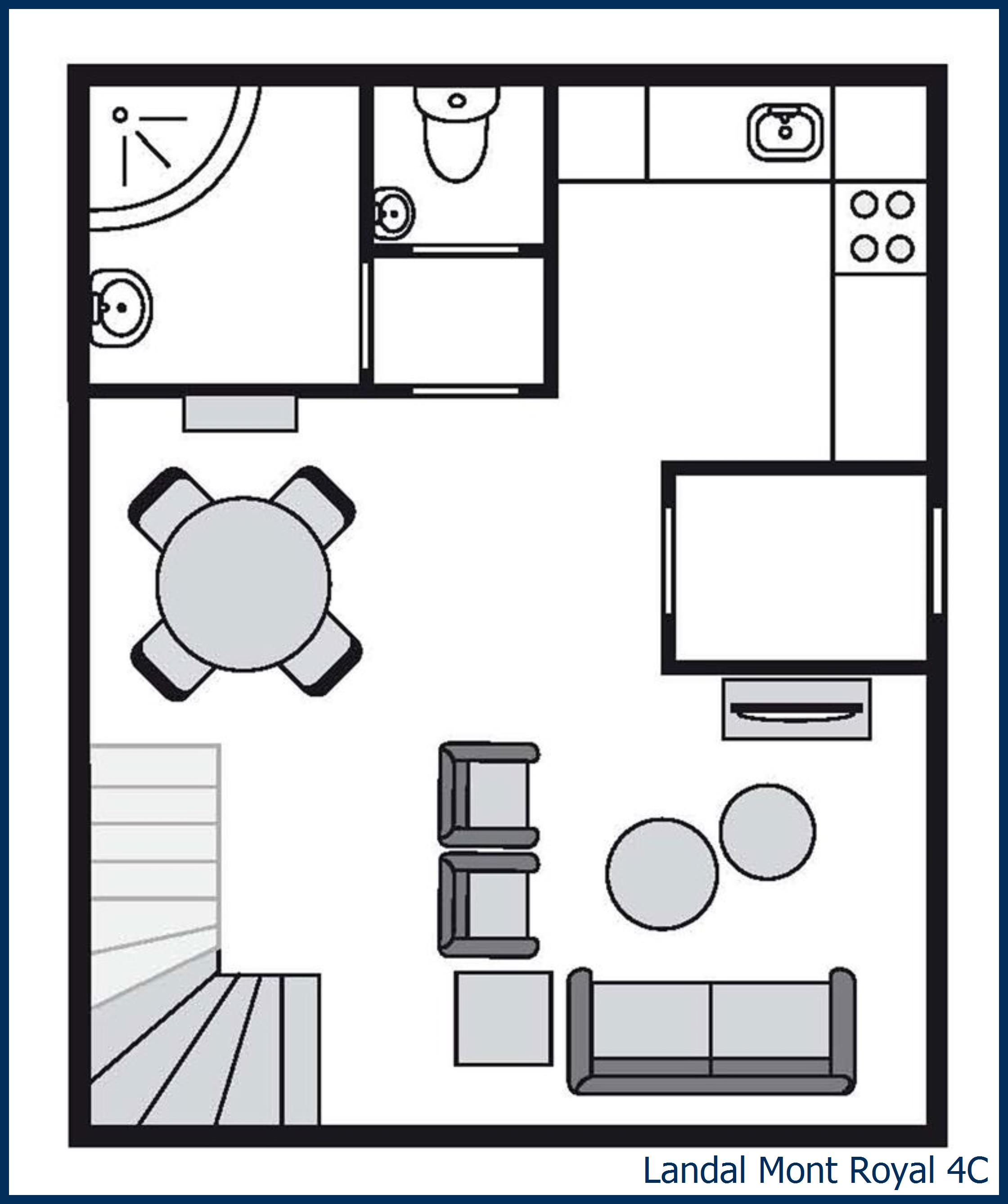 Bungalow 4C à Mont Royal
