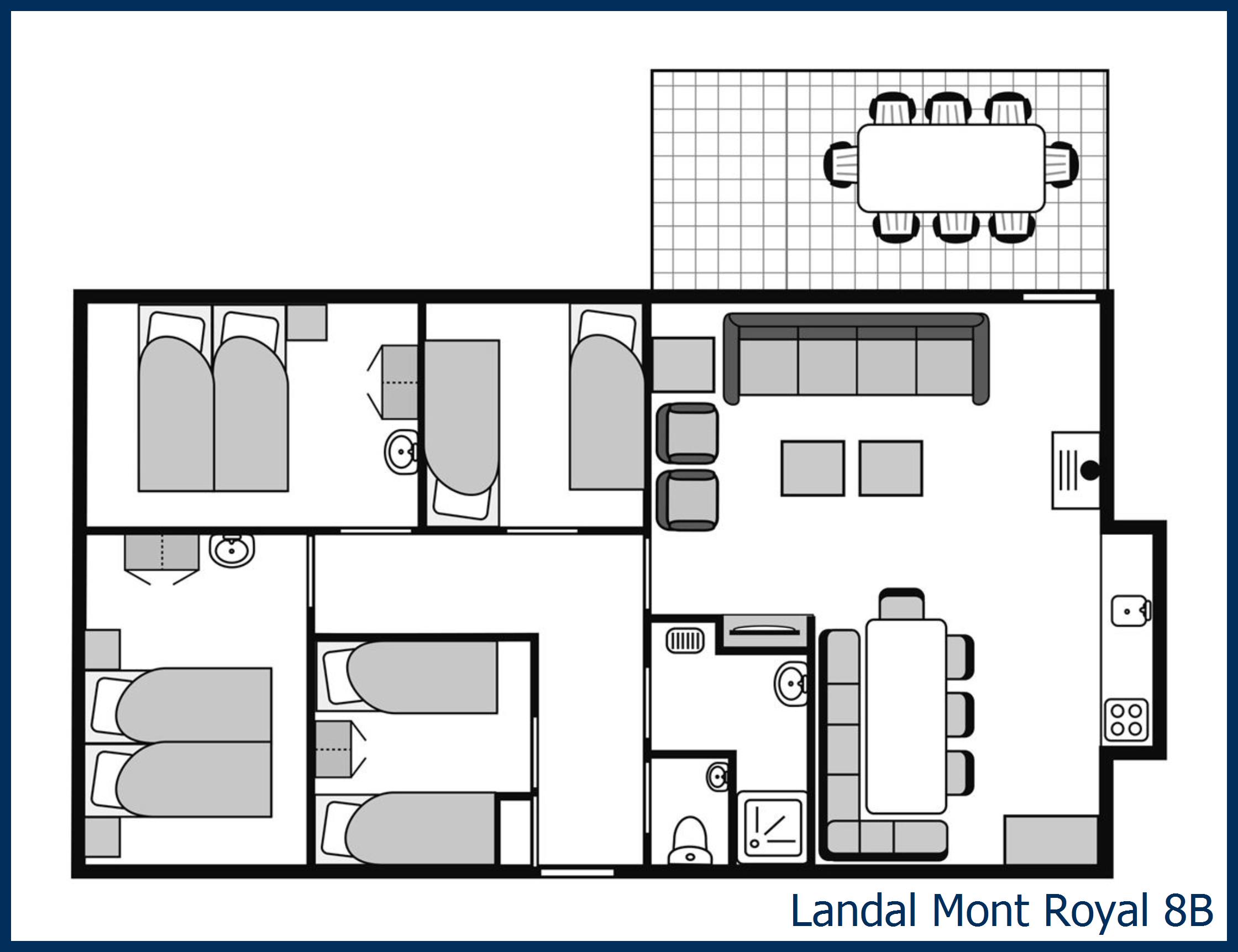 Bungalow 8B à Mont Royal