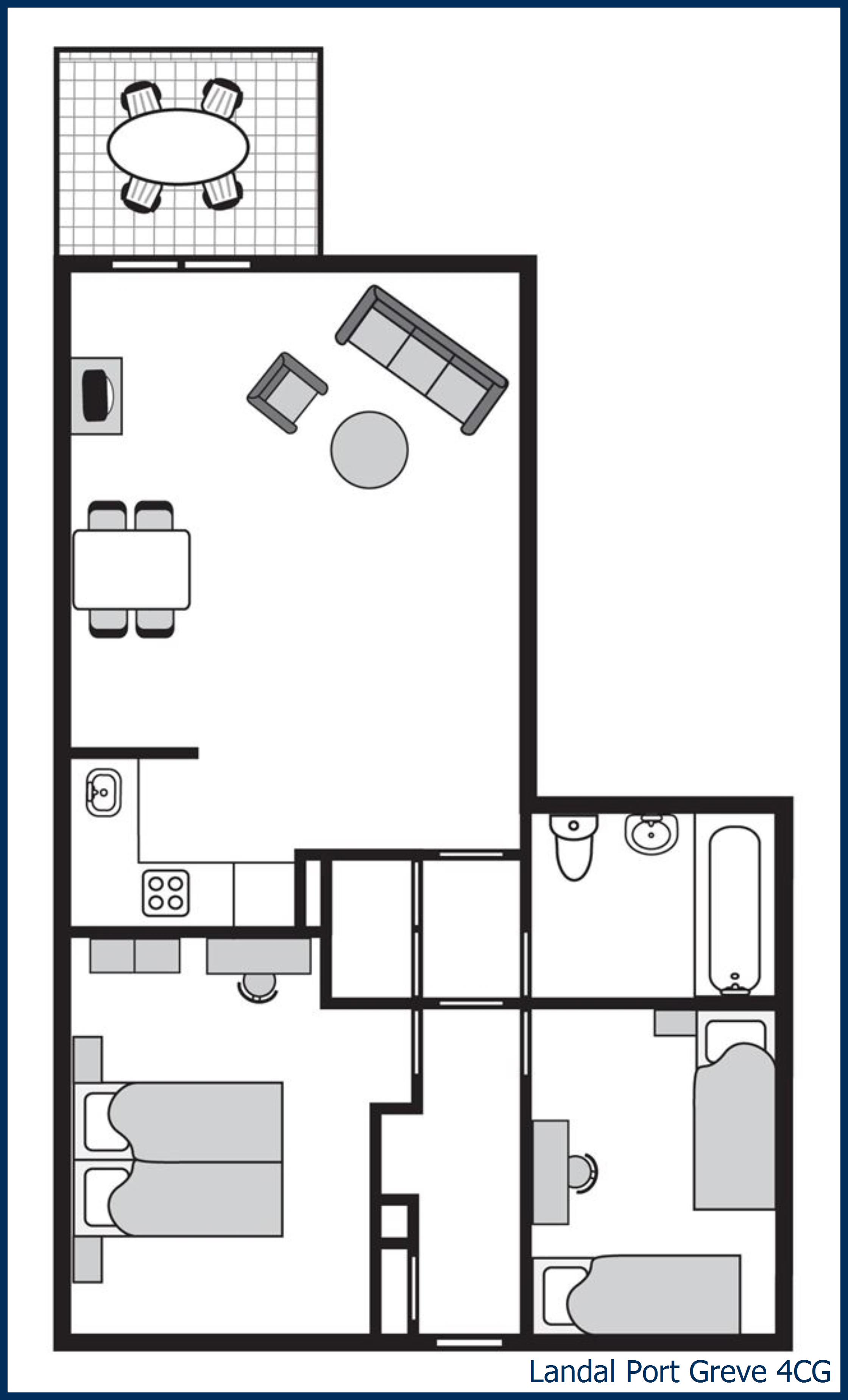 Appartement 4CG à Port Greve