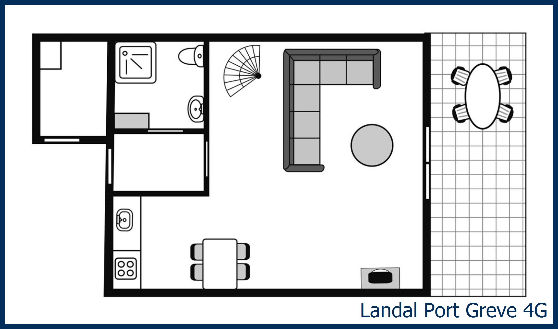 Bungalow 4G à Port Greve