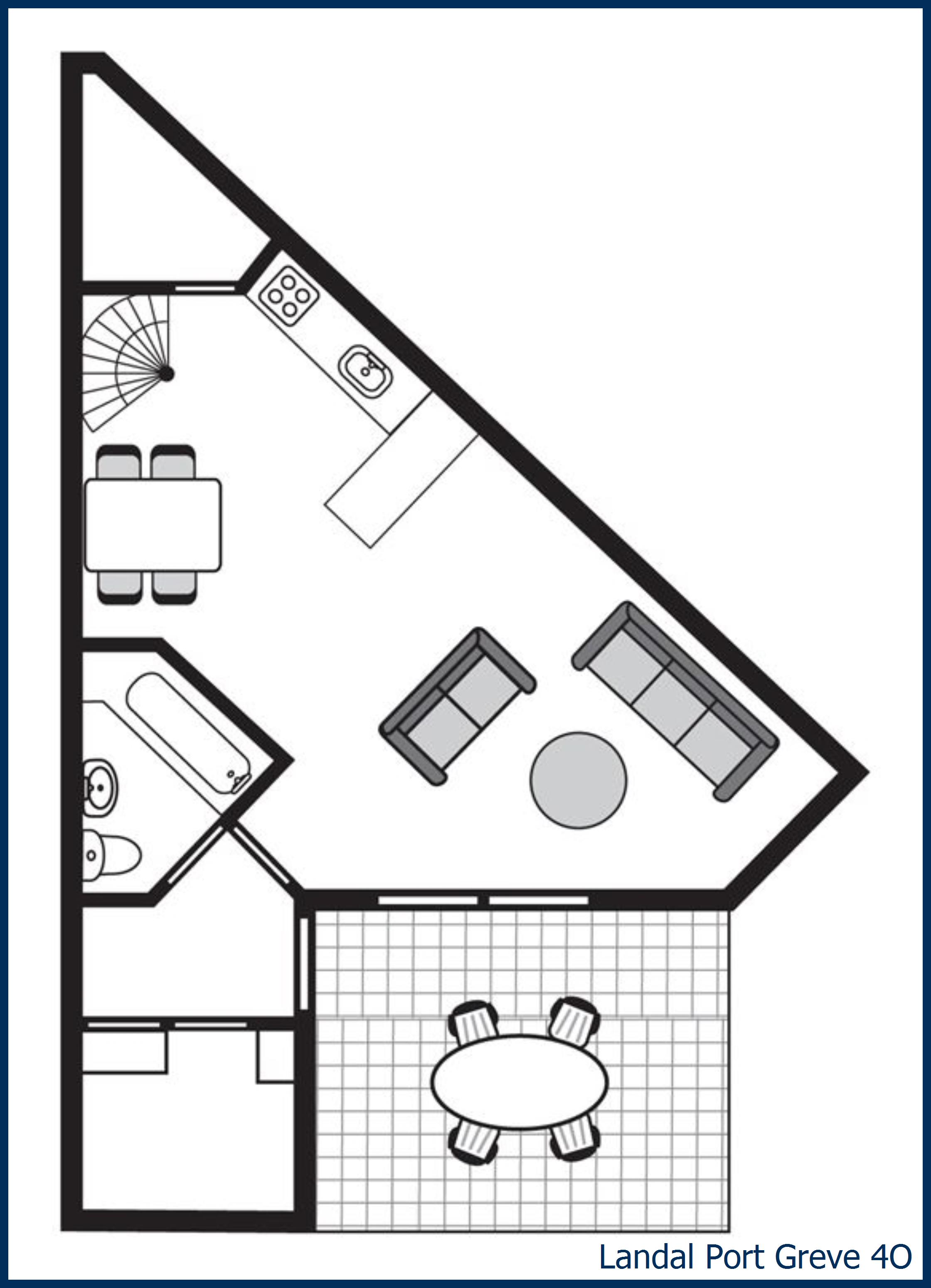 Bungalow 4O à Port Greve